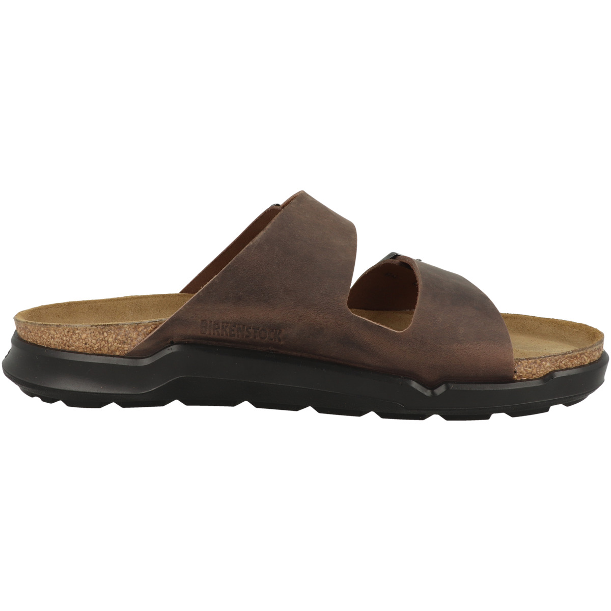 Birkenstock Arizona CT geöltes Nubukleder Sandale normal dunkelbraun