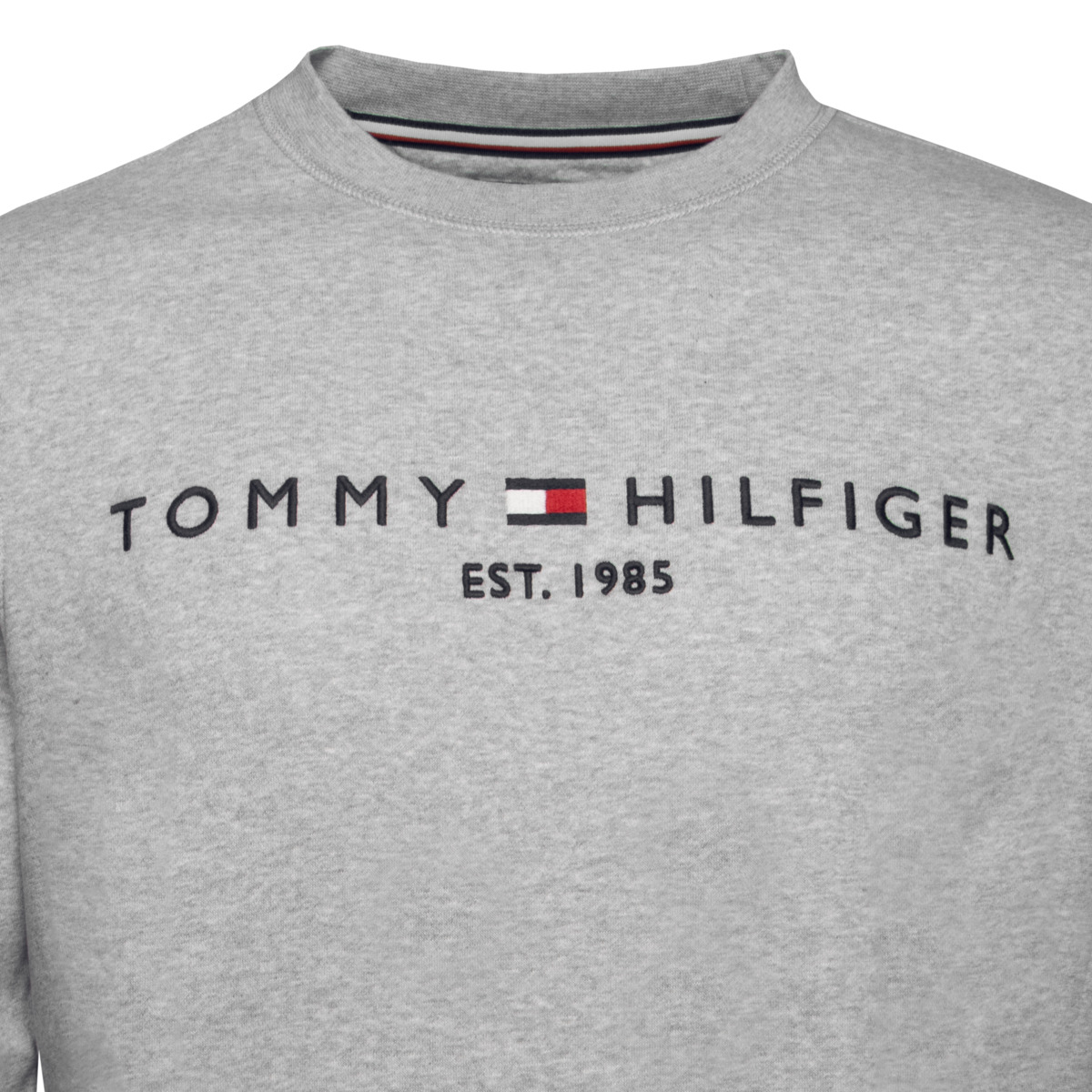 Tommy Hilfiger Tommy Logo Sweatshirt hellgrau Tommy Hilfiger Tommy Logo Sweatshirt hellgrau