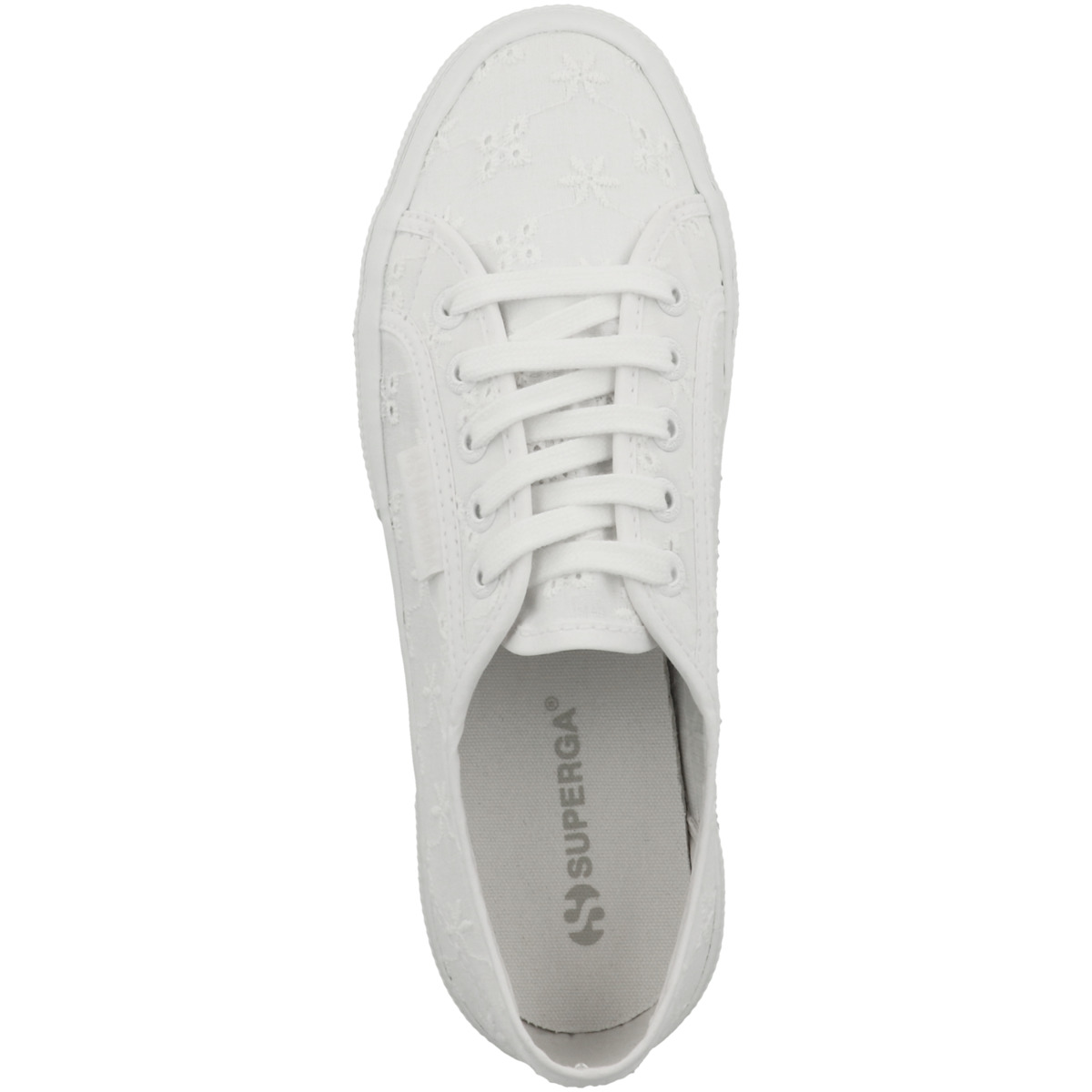 Superga 2750 Flower Sangallo Sneaker weiss Superga 2750 Flower Sangallo Sneaker weiss