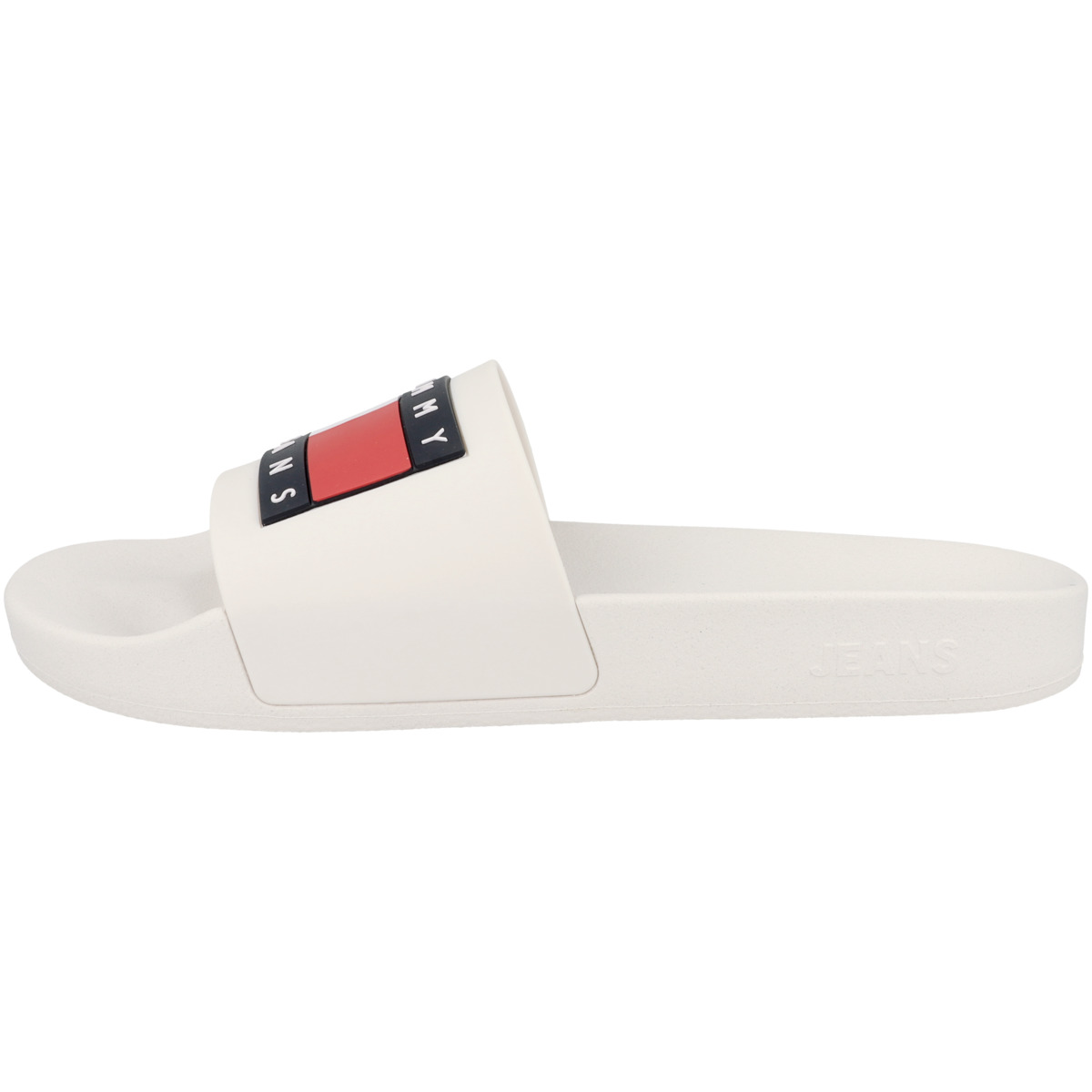 Tommy Hilfiger Tommy Jeans Flag Pool Slide Essentials Badelatschen creme