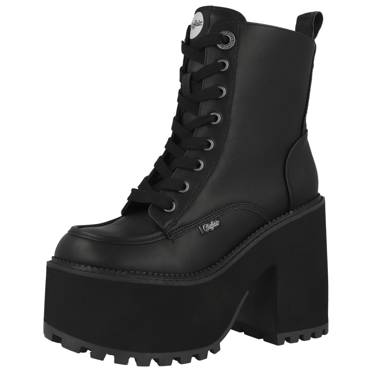 Buffalo Killah Lace Up Mid Stiefel schwarz