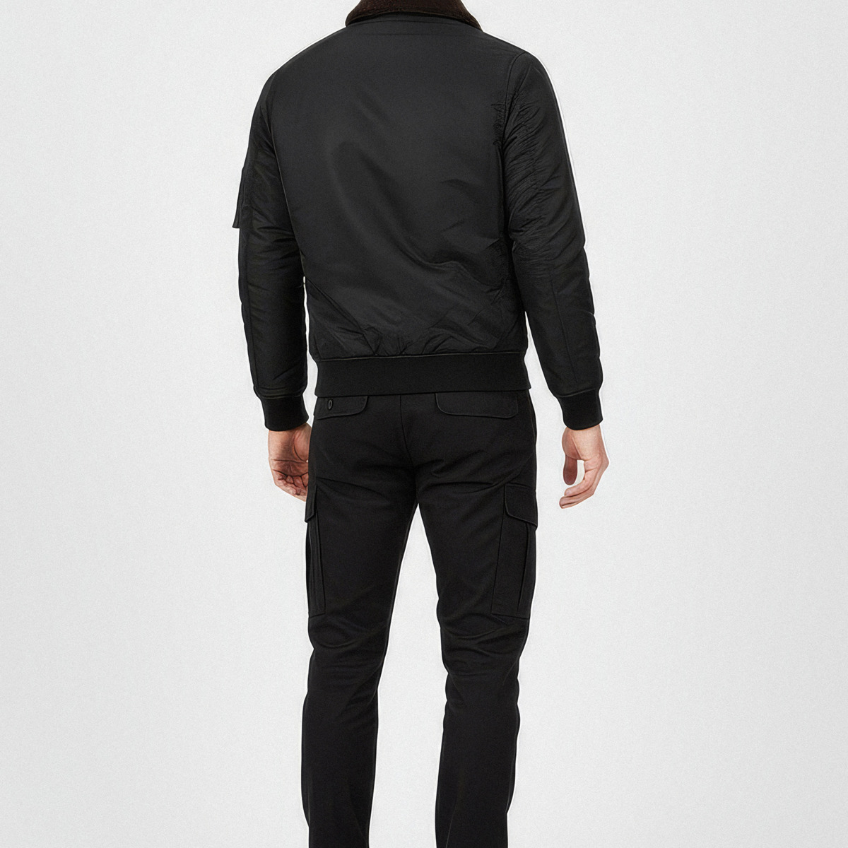 Blauer Marshall Bomberjacke schwarz