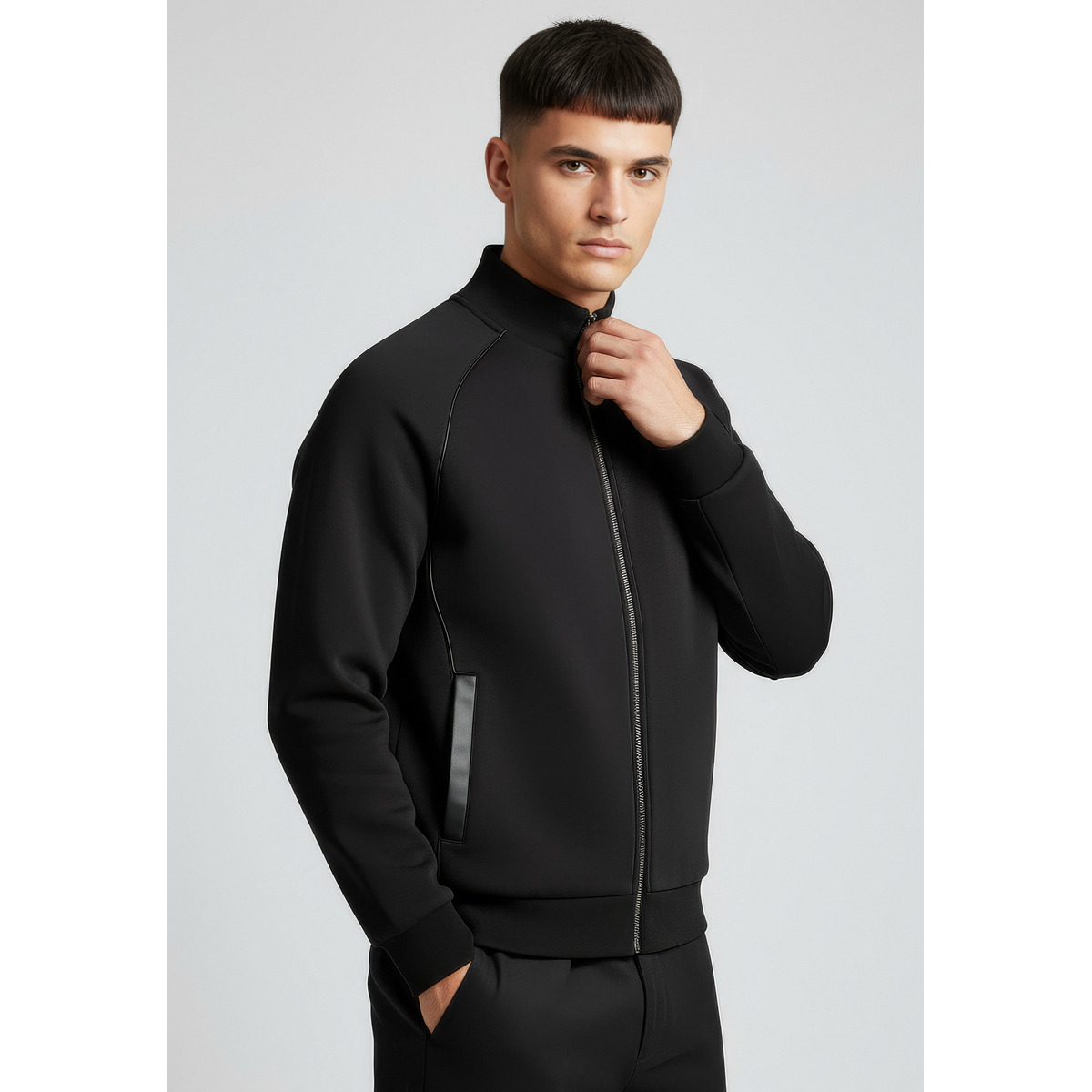 KARL LAGERFELD 705041 Sweatjacke schwarz