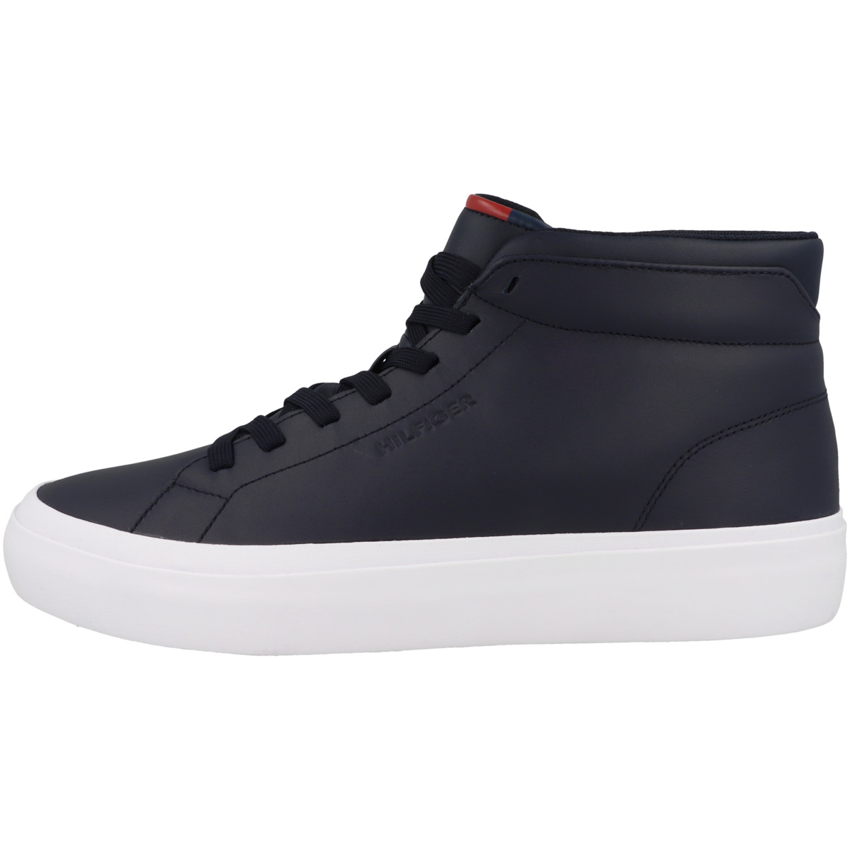 Tommy Hilfiger Prep Vulc High Leather Sneaker dunkelblau