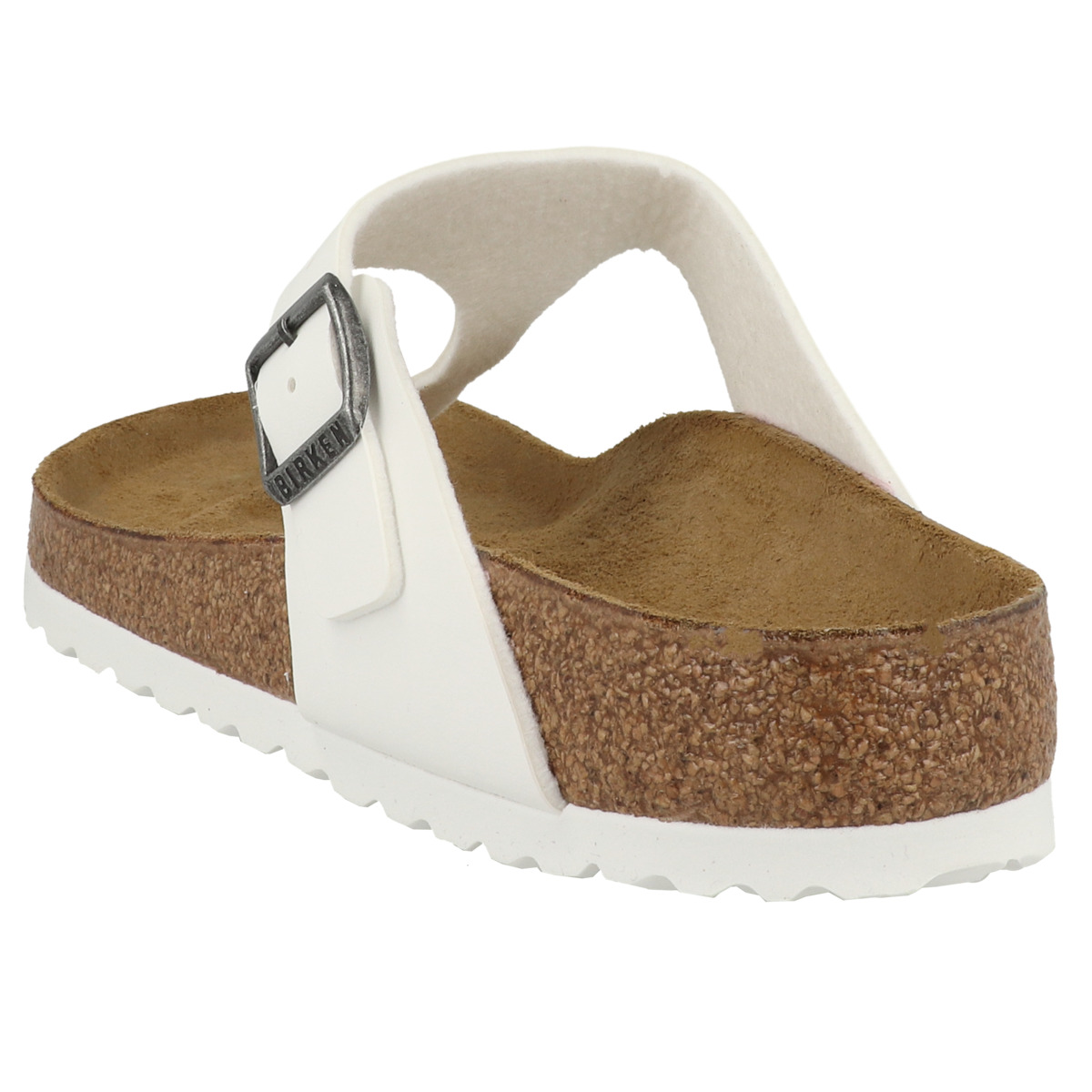 Birkenstock Gizeh Birko-Flor Sandale normal weiss