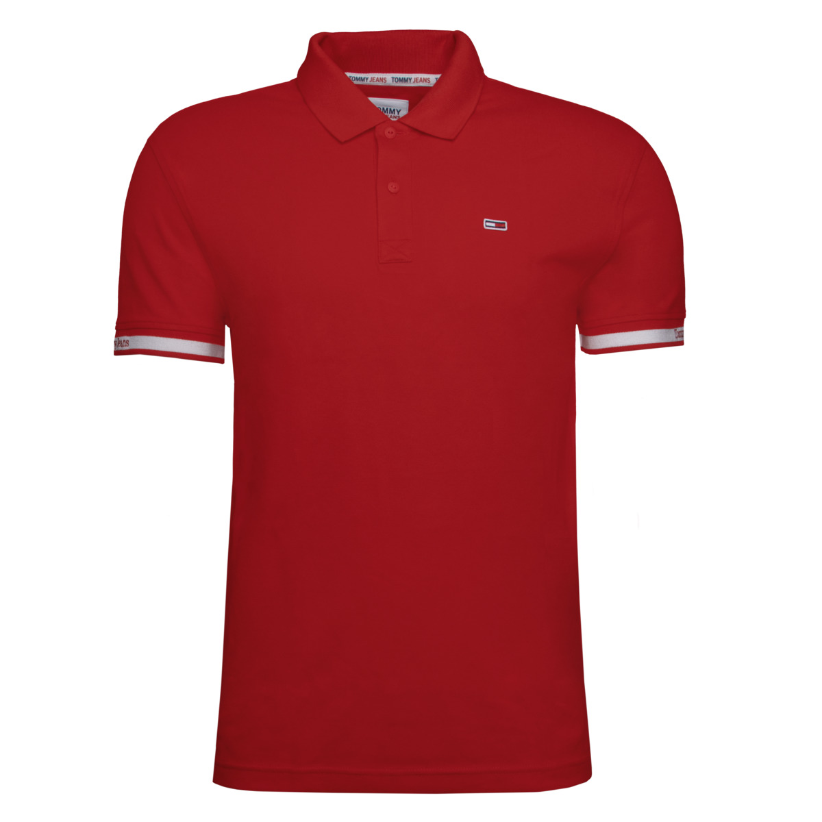 Tommy Hilfiger Tommy Jeans Classic Essential Poloshirt rot