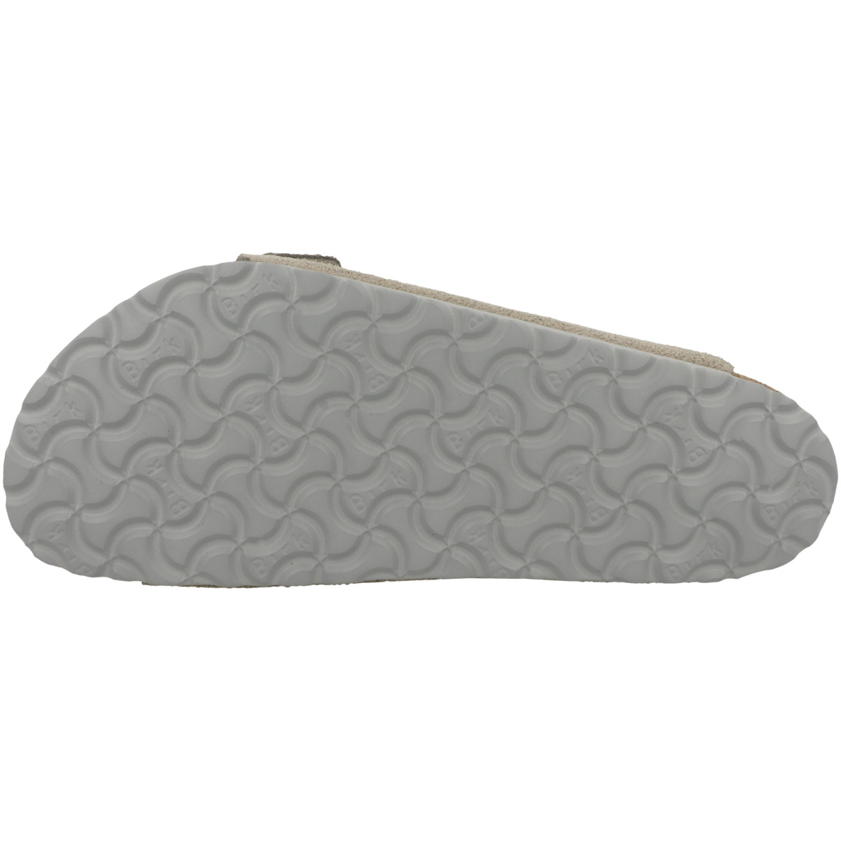 Birkenstock Arizona Veloursleder Sandale normal grau Birkenstock Arizona Veloursleder Sandale normal grau