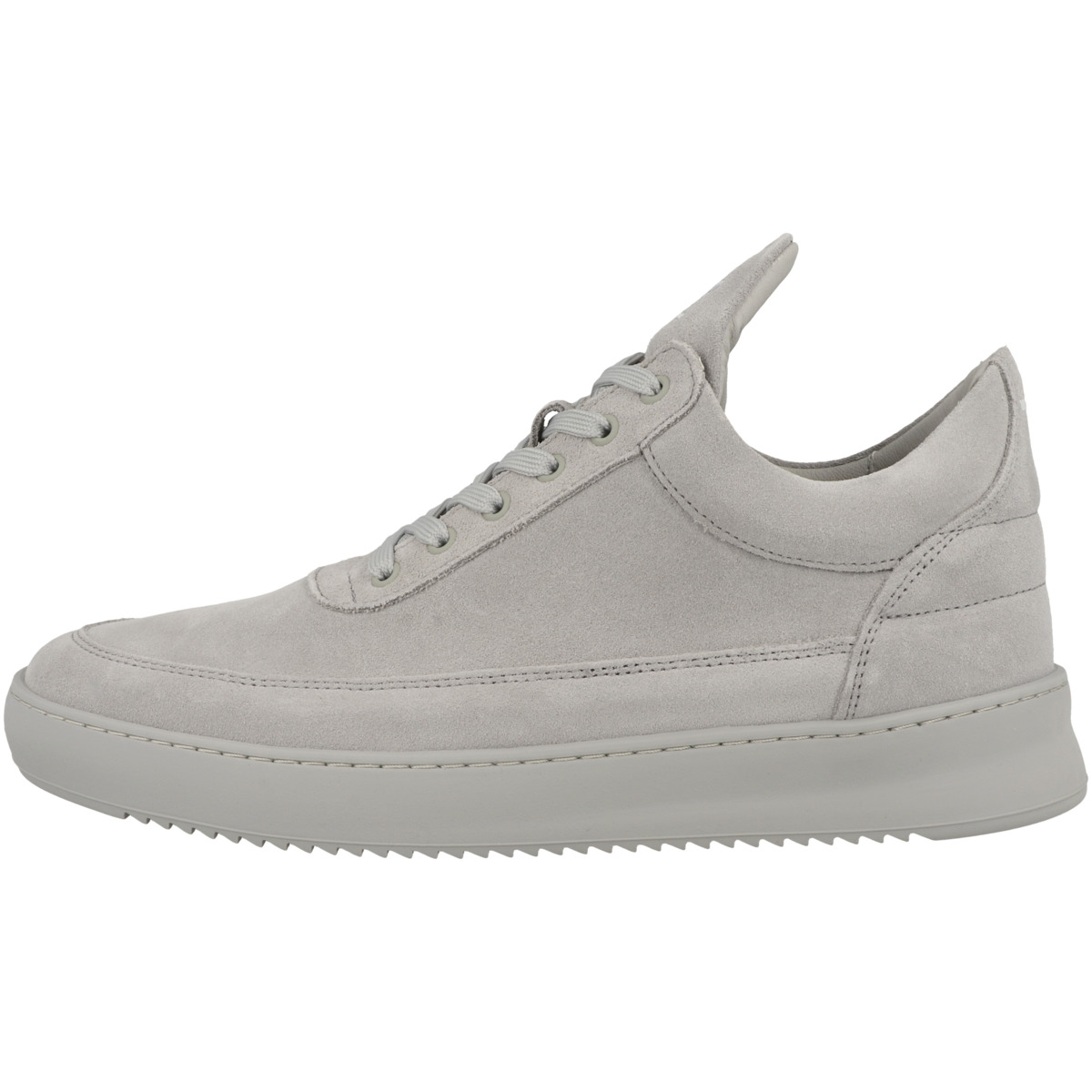 Filling Pieces Low Top Suede Low Sneaker hellgrau