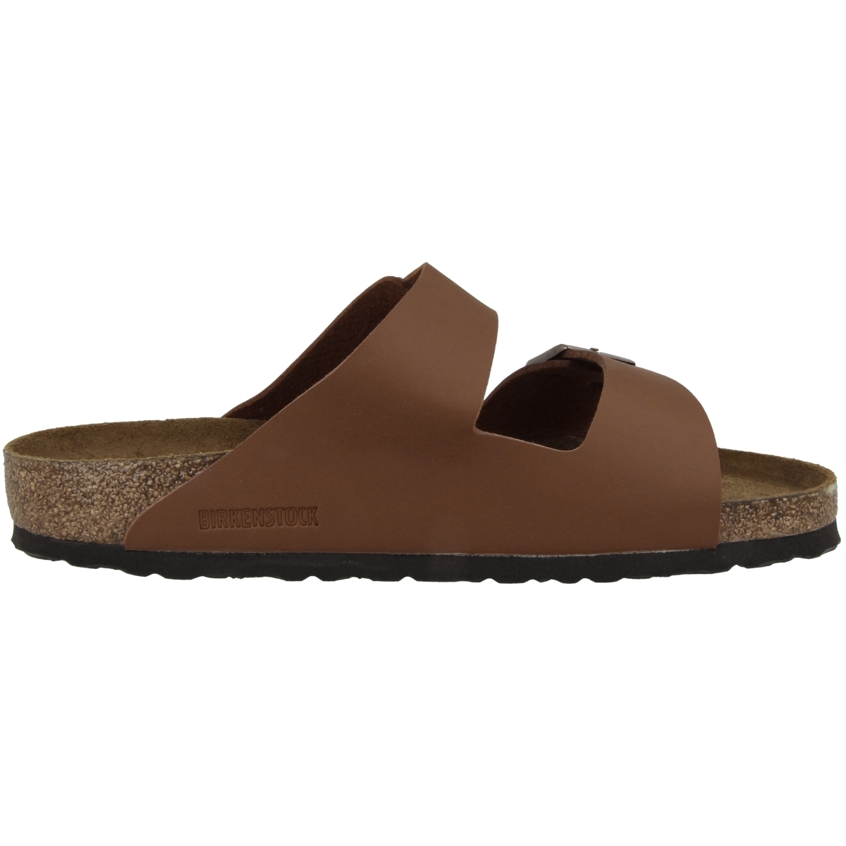 Birkenstock Arizona SFB Birko-Flor Sandale Weichbettung schmal braun