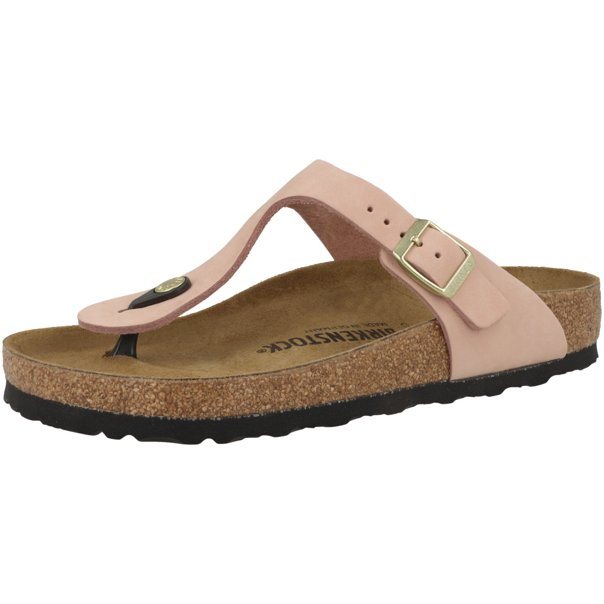 Birkenstock Gizeh Nubukleder Zehensandale normal rosa