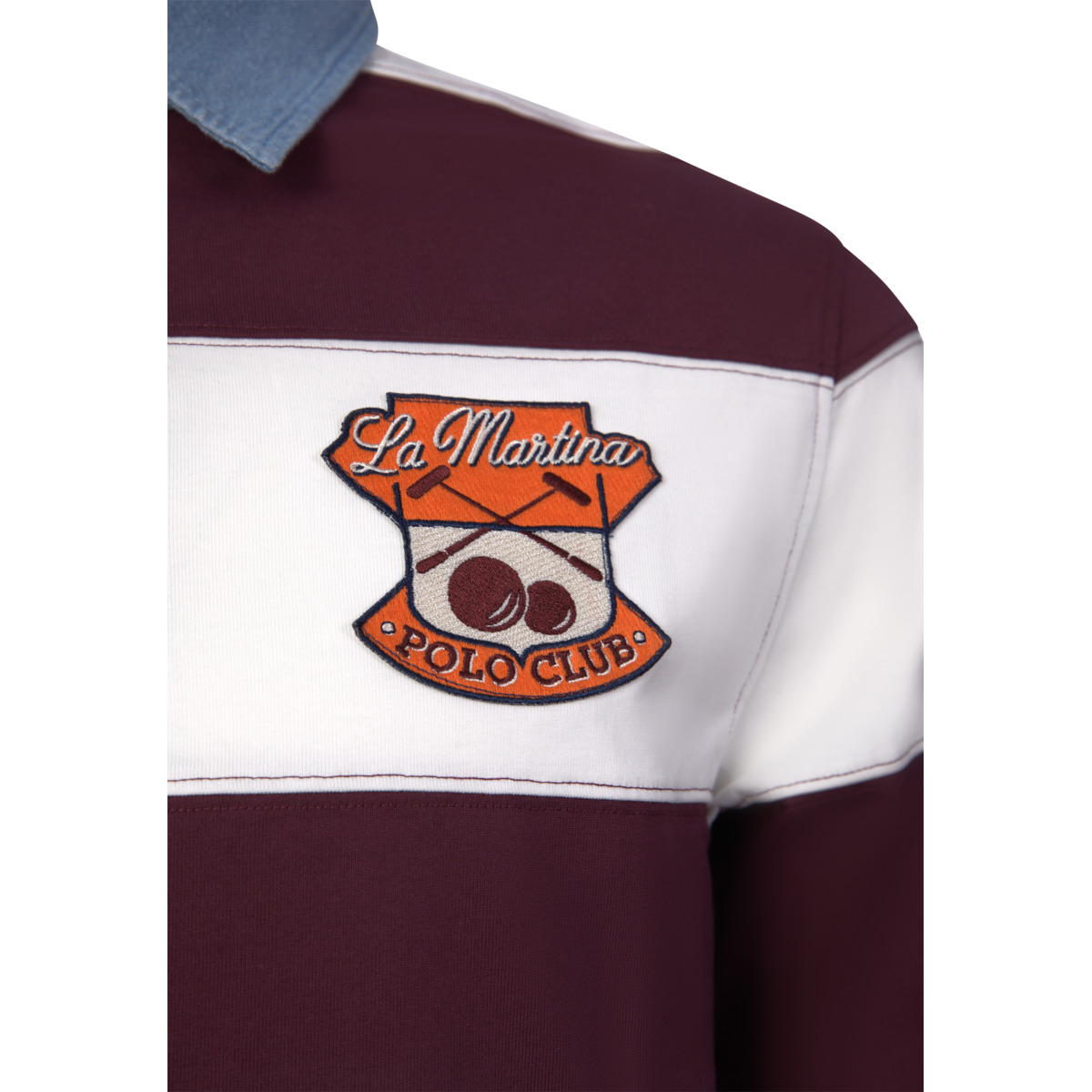 La Martina MCP012 Poloshirt bordeaux