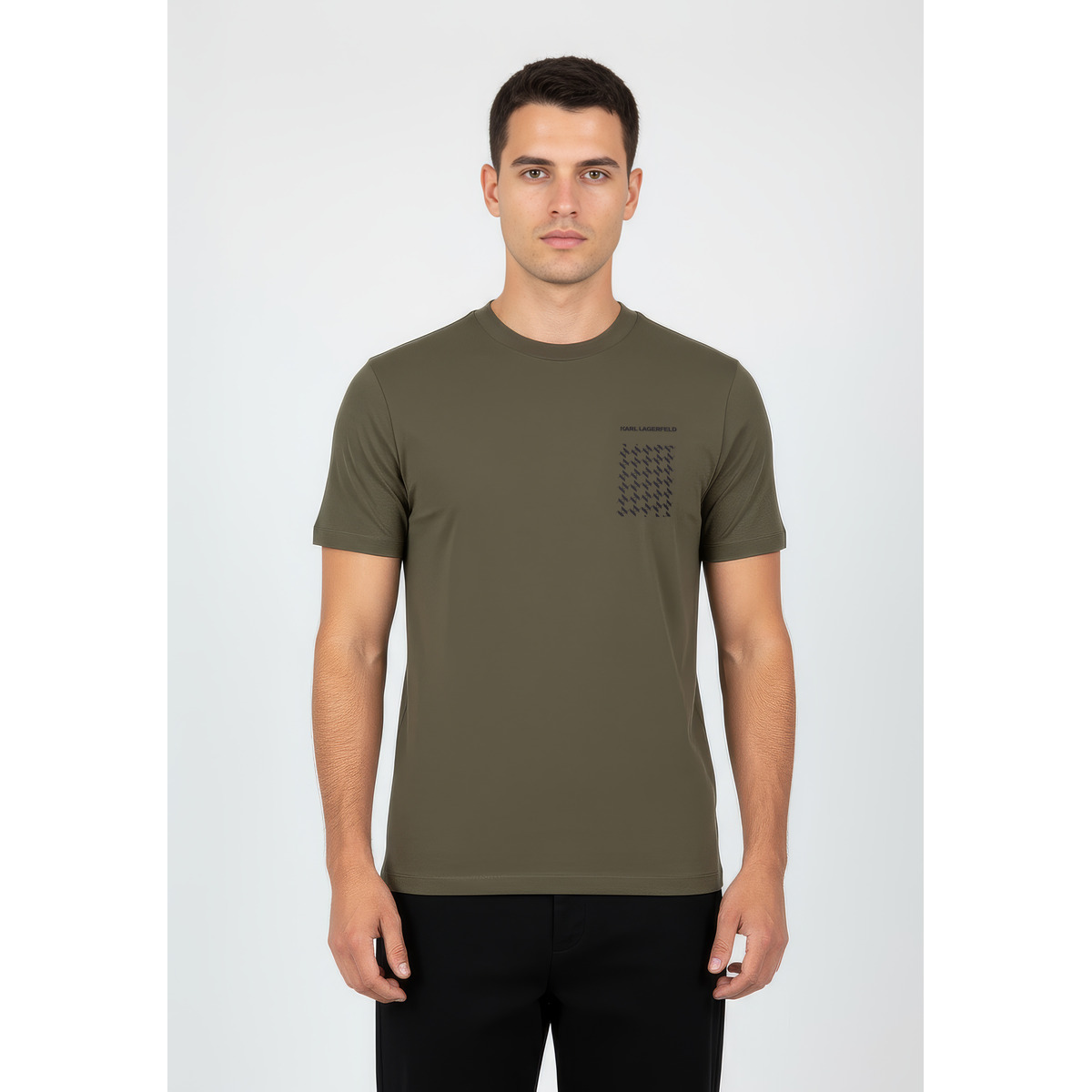 KARL LAGERFELD 755034 T-Shirt dunkelgruen