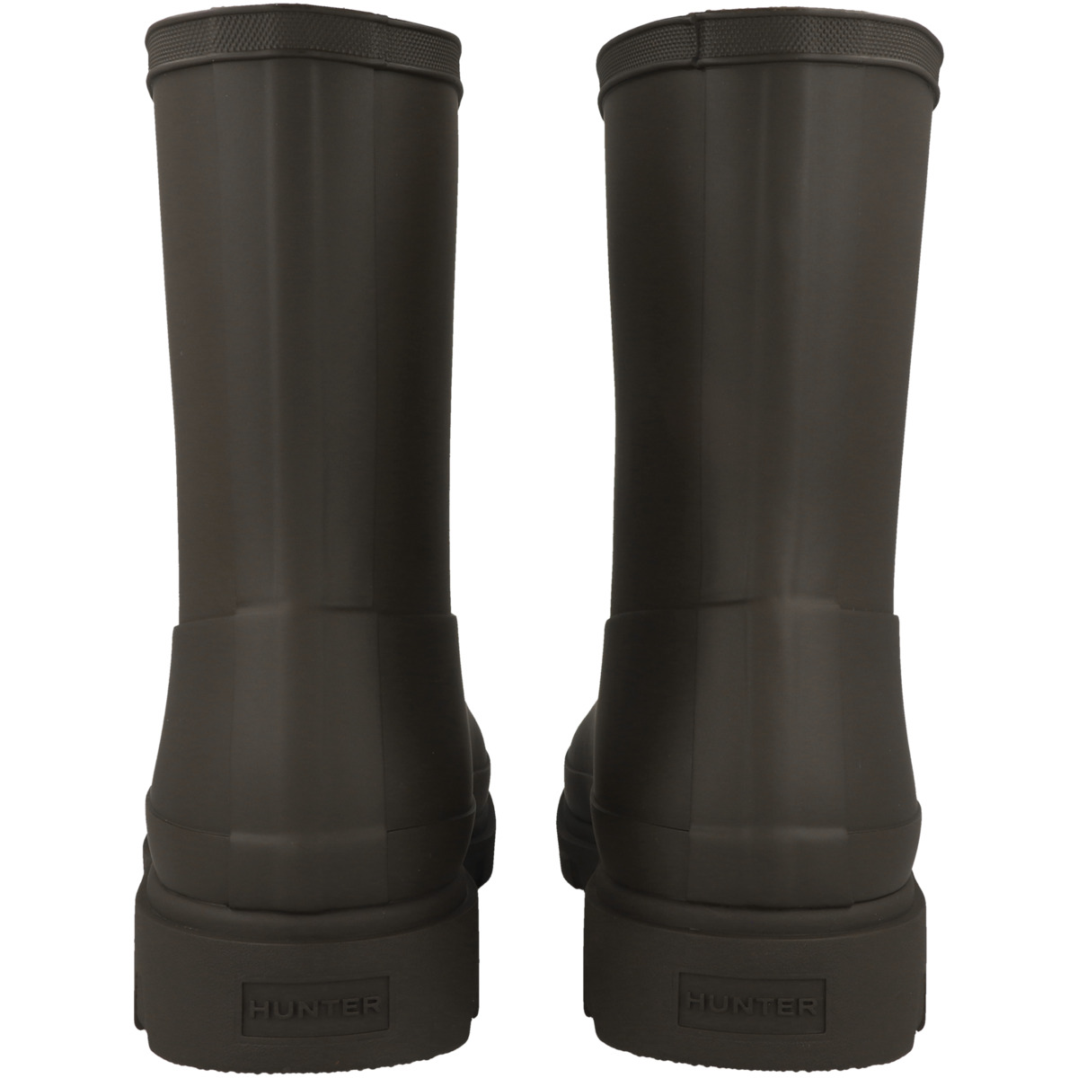 Hunter Unisex Downpour Short Boot Gummistiefel braun