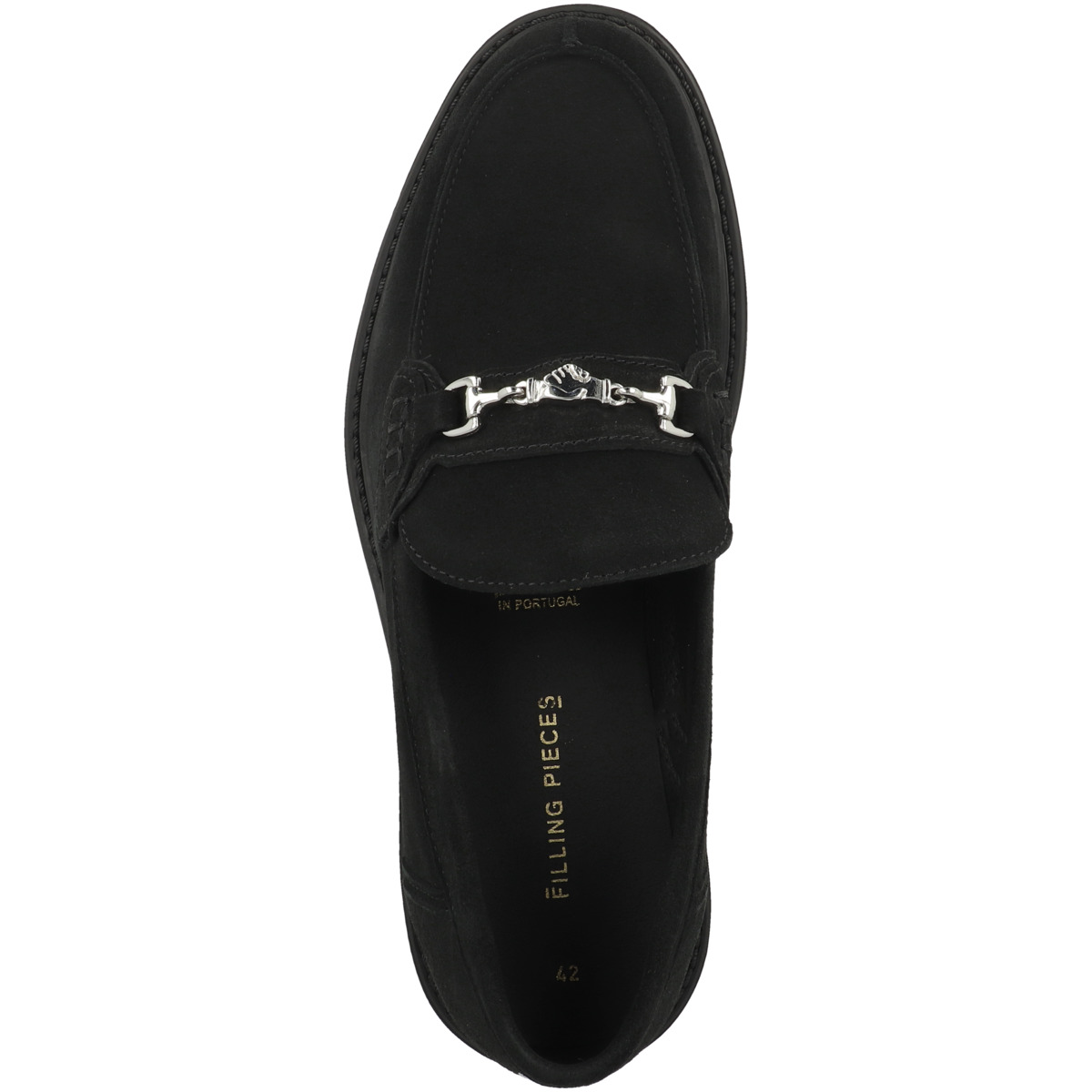 Filling Pieces Loafer Suede Schuhe schwarz Filling Pieces Loafer Suede Schuhe schwarz