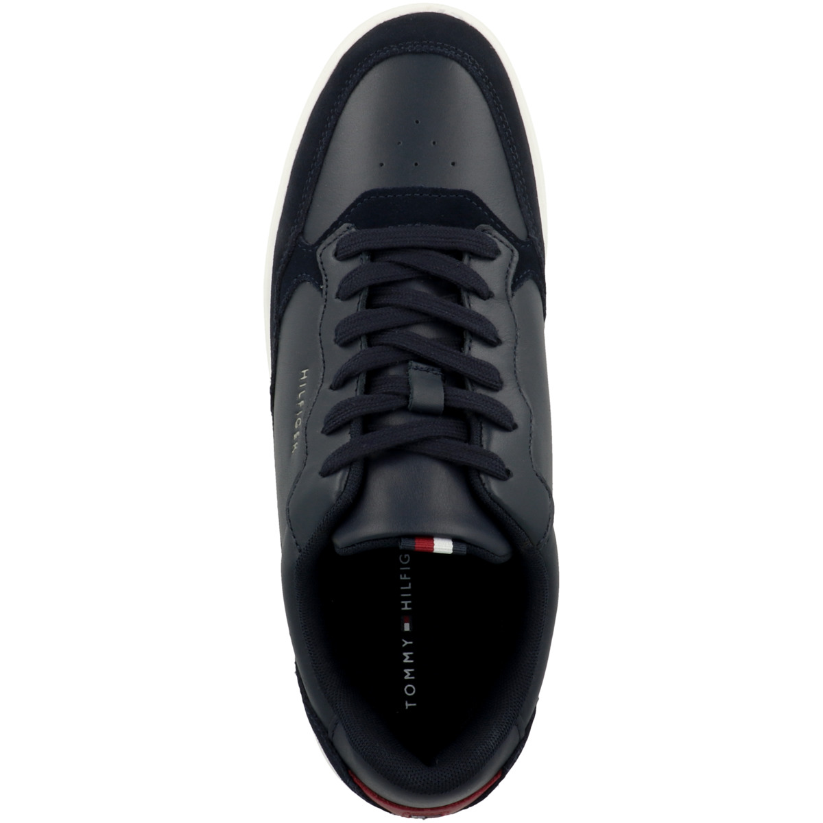 Tommy Hilfiger Elevated Cupsole Leather Mix Sneaker dunkelblau Tommy Hilfiger Elevated Cupsole Leather Mix Sneaker dunkelblau