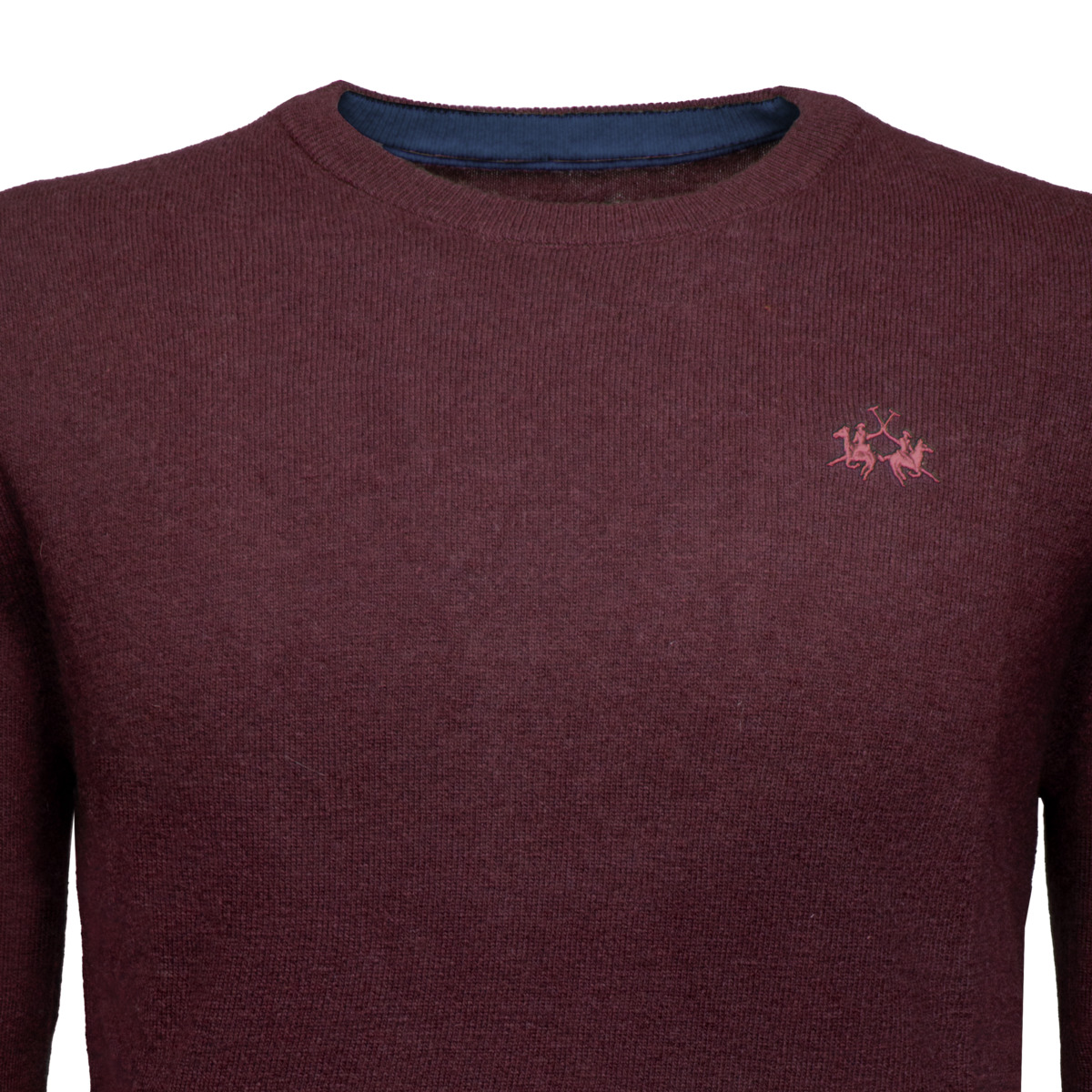 La Martina XMS012 Pullover bordeaux