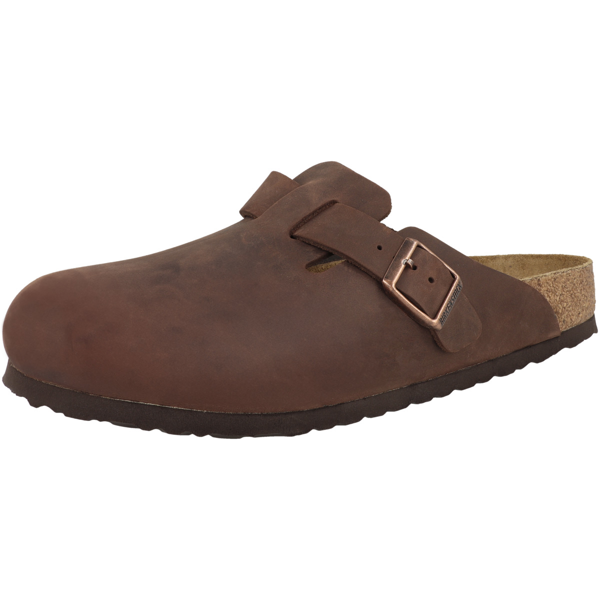 Birkenstock Boston SFB geöltes Naturleder Clogs Weichbettung normal braun