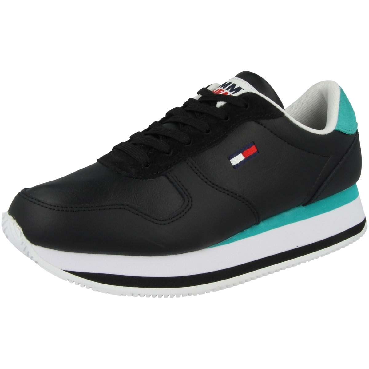 Tommy Hilfiger Tommy Jeans Flatform Essential Runner Sneaker schwarz