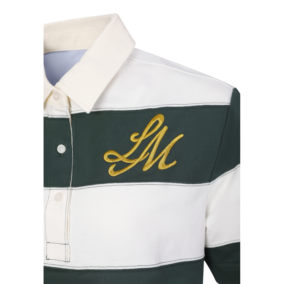 La Martina WCP002 Poloshirt weiss/gruen