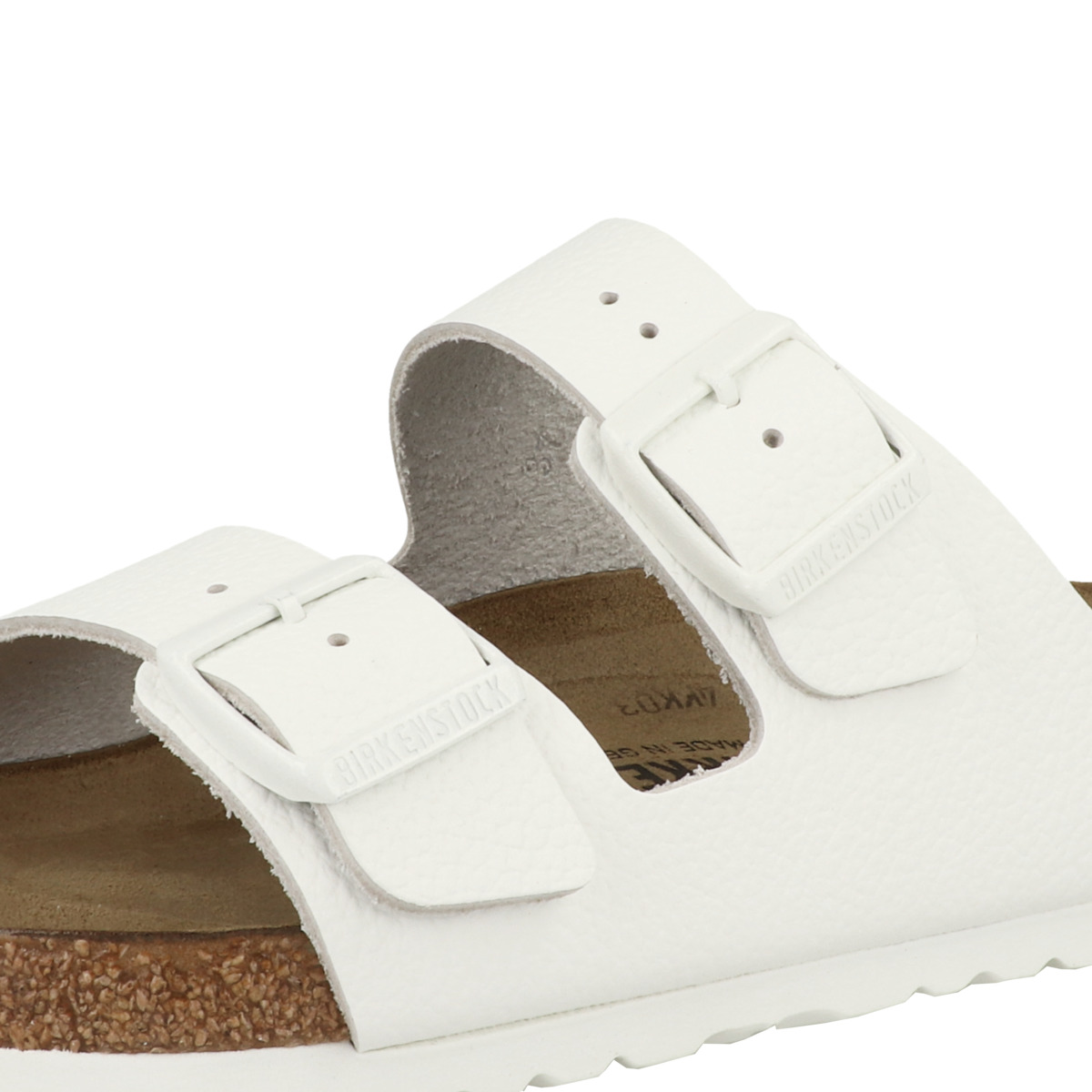 Birkenstock Arizona Naturleder Sandale normal weiss