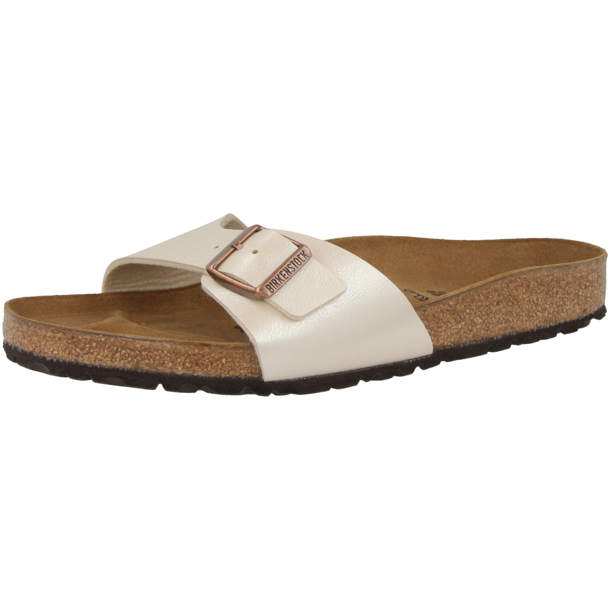 Birkenstock Madrid Birko-Flor Graceful Sandale schmal weiss Birkenstock Madrid Birko-Flor Graceful Sandale schmal weiss