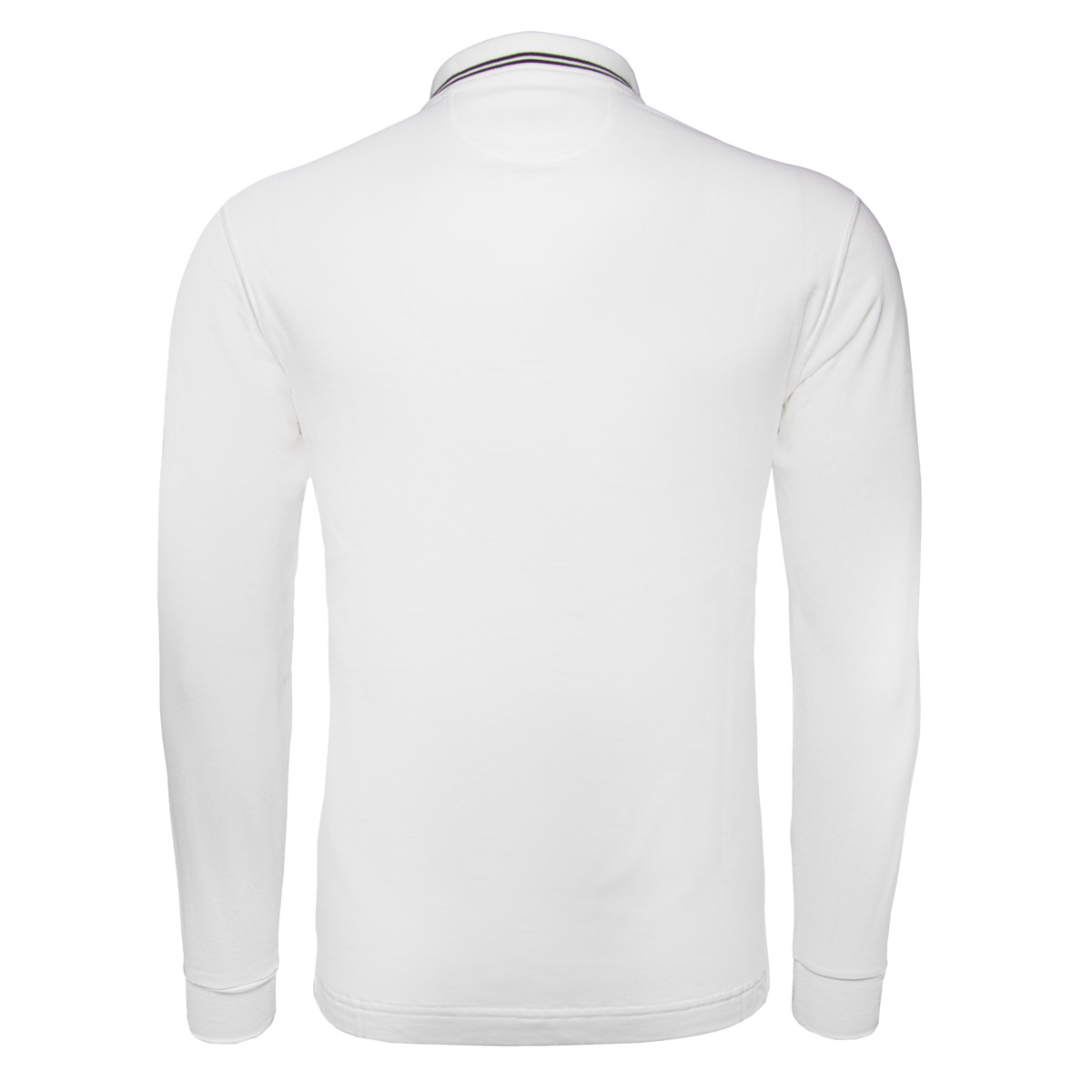 La Martina XMP307 Poloshirt LS weiss