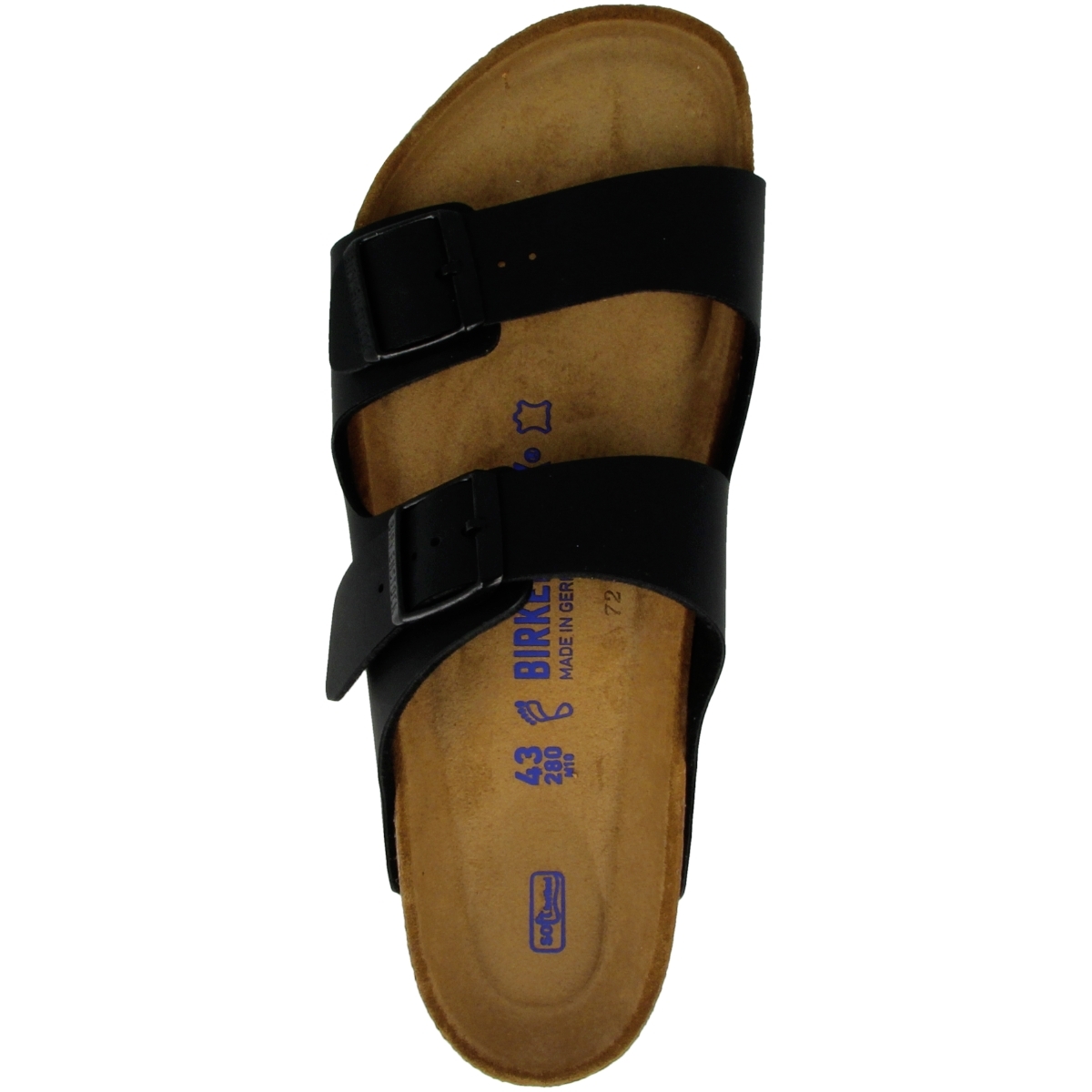 Birkenstock Arizona SFB Birko-Flor Sandale Weichbettung normal schwarz Birkenstock Arizona SFB Birko-Flor Sandale Weichbettung normal schwarz