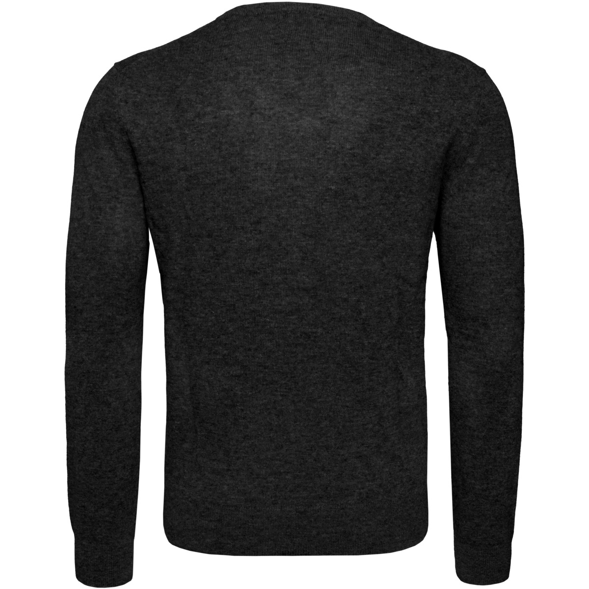 GANT Extrafine Lambswool V-Neck Pullover schwarz