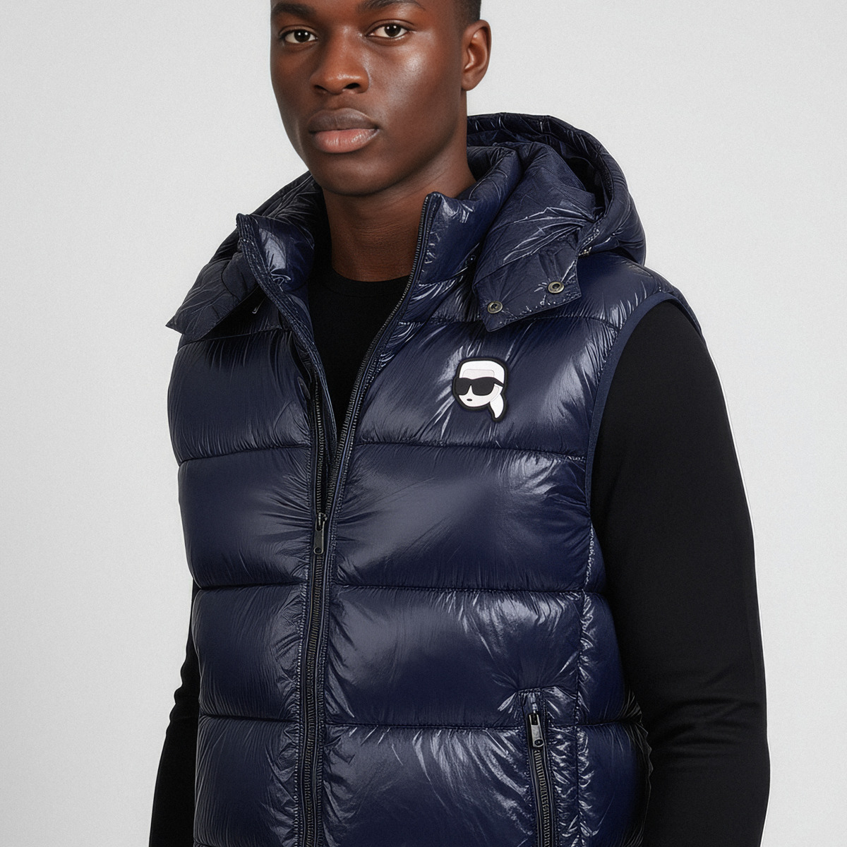 KARL LAGERFELD 505023 Weste dunkelblau