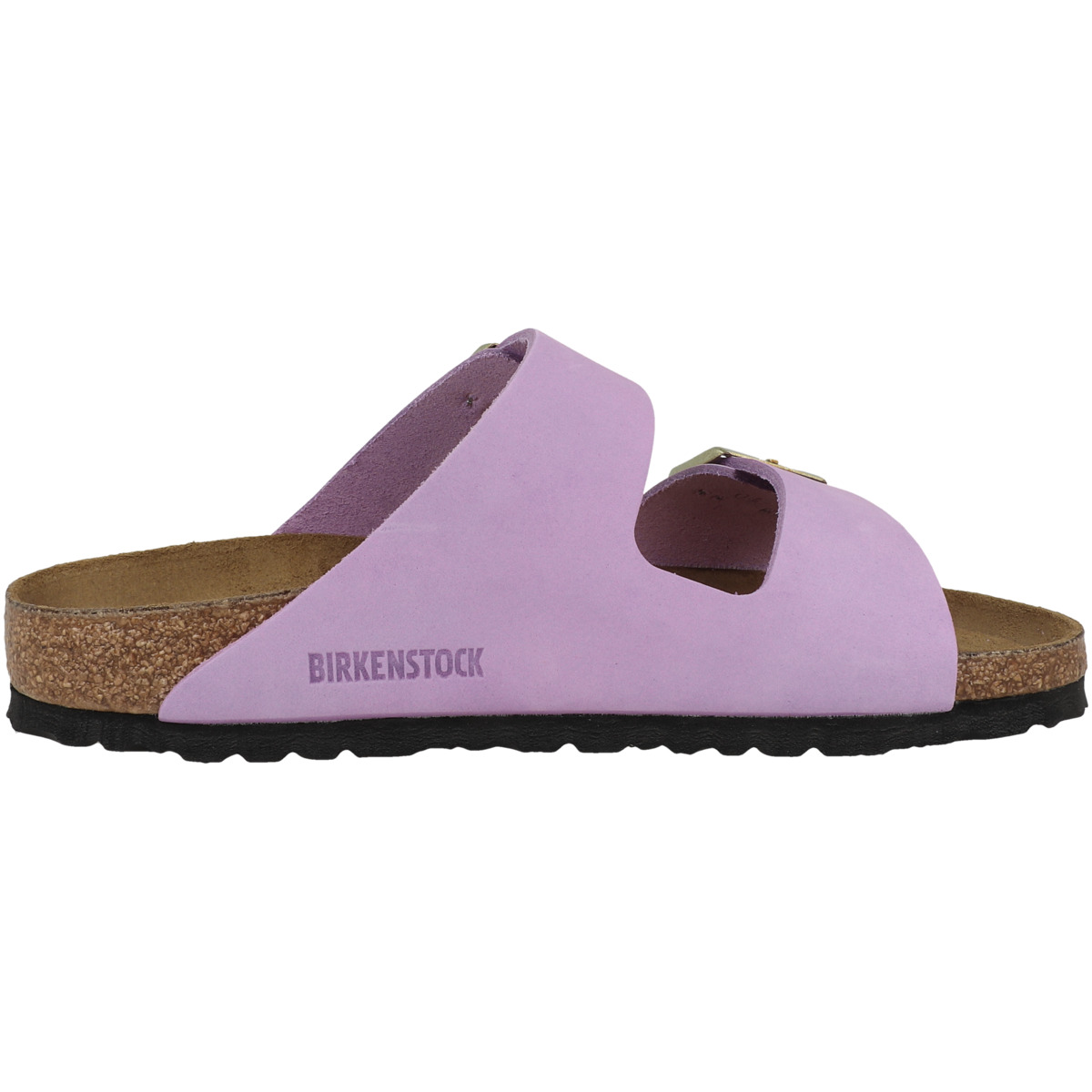 Birkenstock Arizona Nubukleder Sandale schmal lila