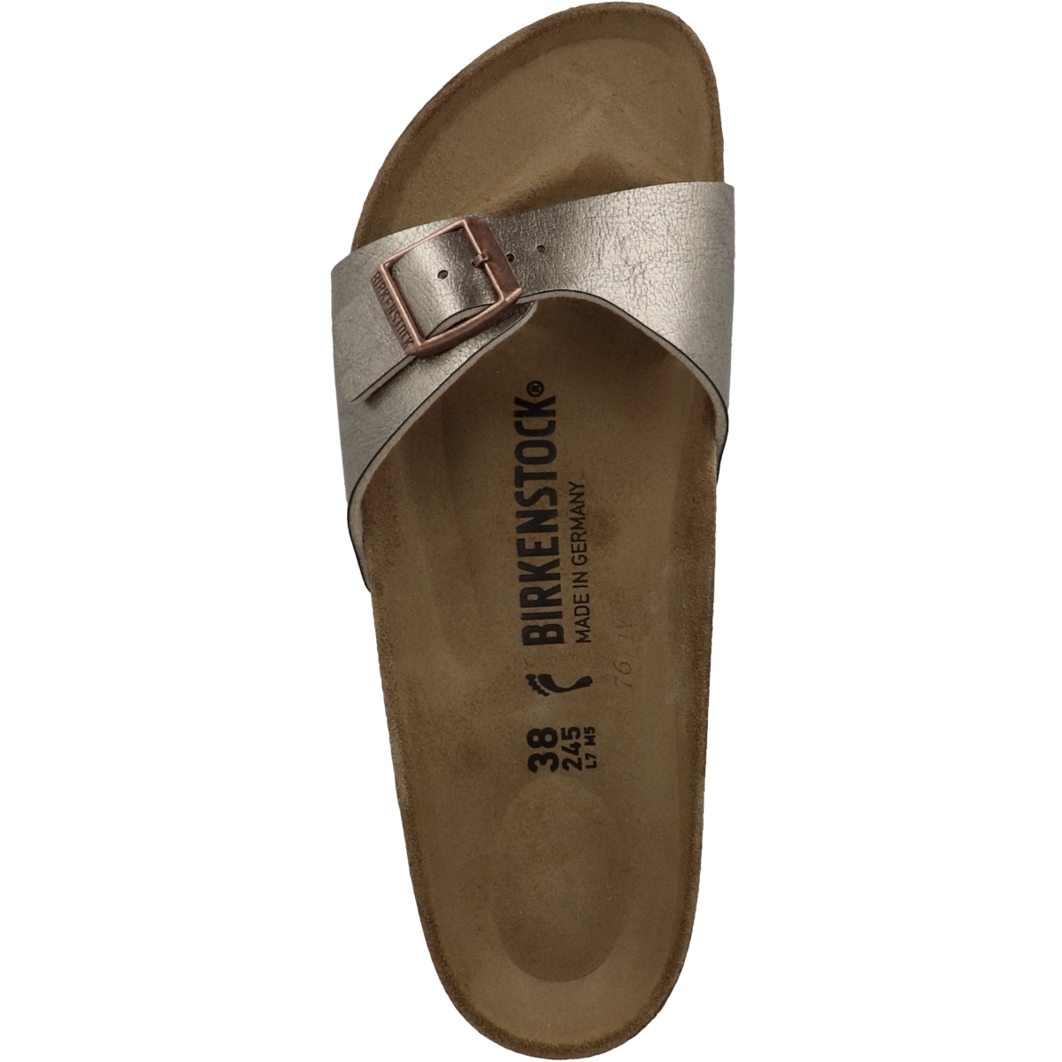 Birkenstock Madrid Birko-Flor Sandale schmal braun