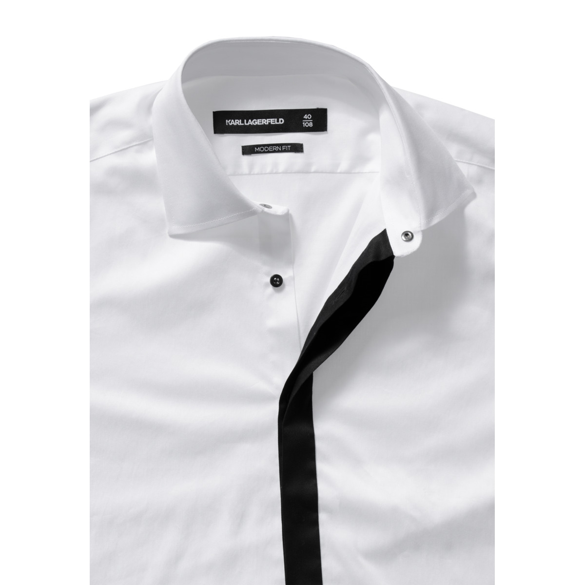 KARL LAGERFELD 605141 Hemd weiss