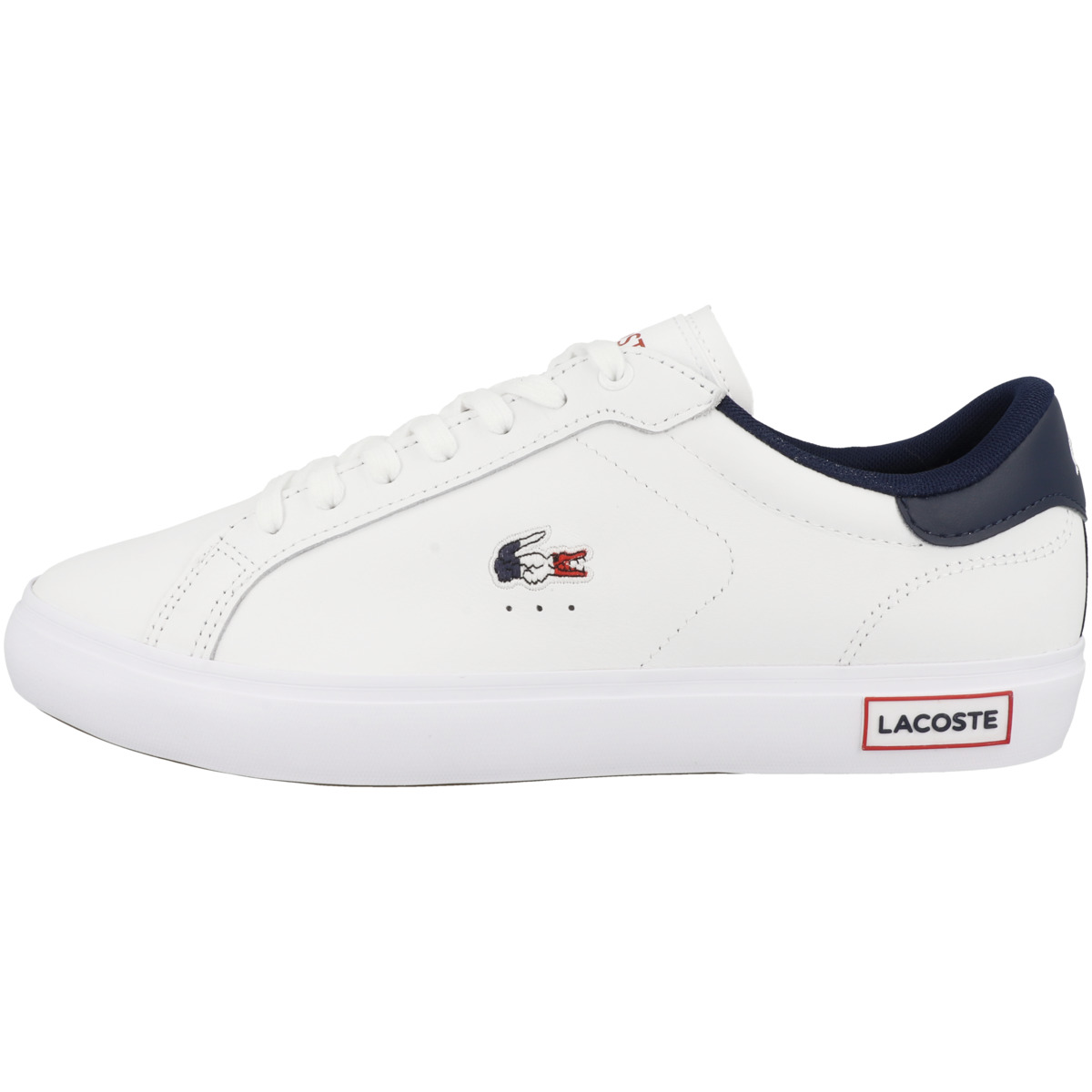 Lacoste Powercourt TRI22 1 SMA Leather Sneaker weiss
