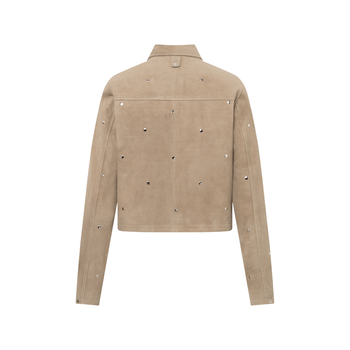 Bolongaro Trevor Hallie Stud Jacket Lederjacke beige