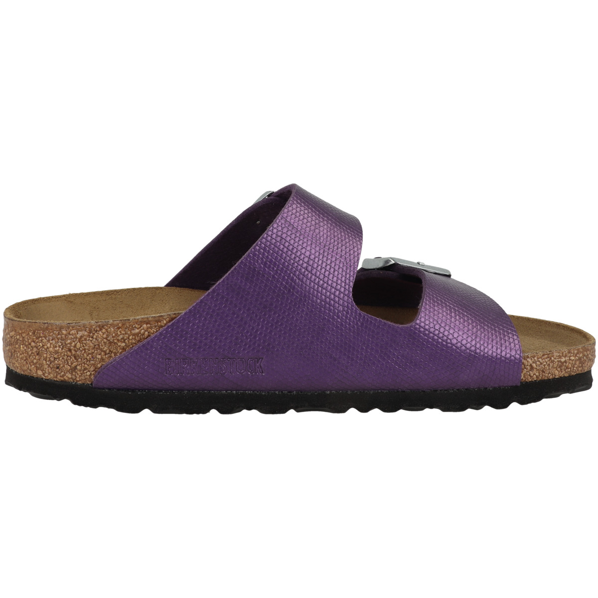 Birkenstock Arizona Birko-Flor Embossed Sandale schmal lila