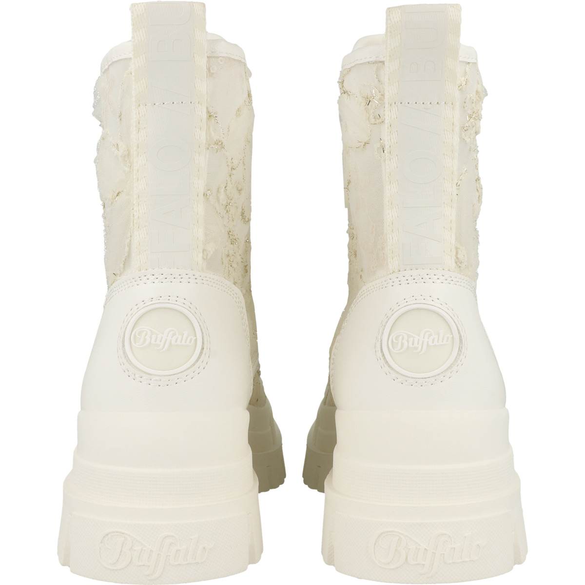 Buffalo Aspha Rld Bloom Flower Boots weiss
