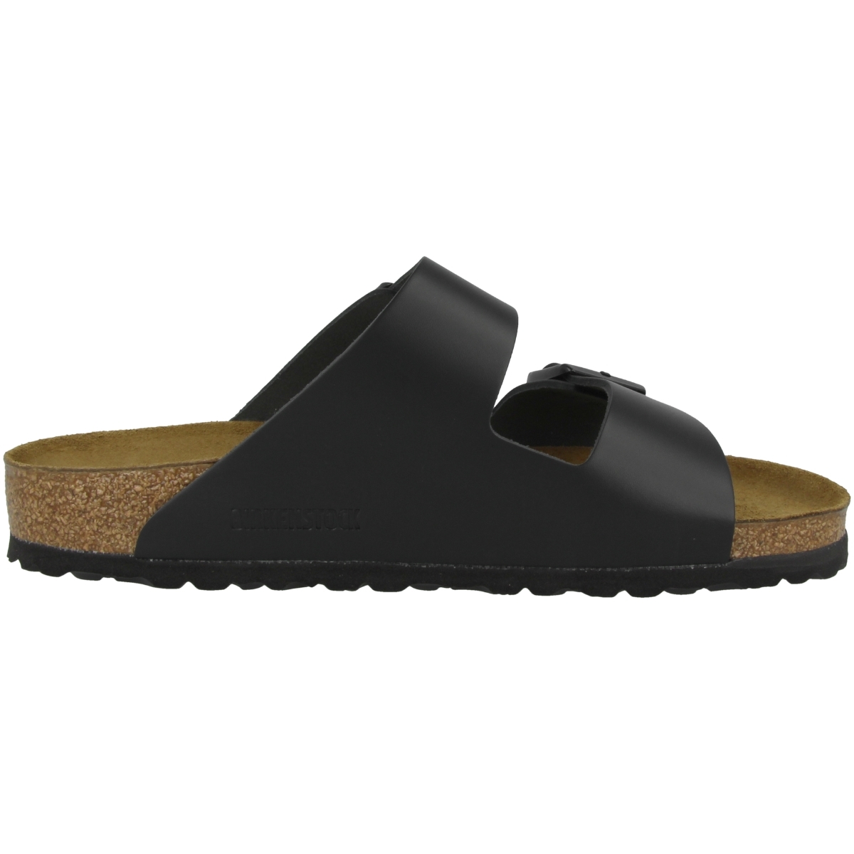 Birkenstock Arizona Glattleder Sandale normal schwarz Birkenstock Arizona Glattleder Sandale normal schwarz