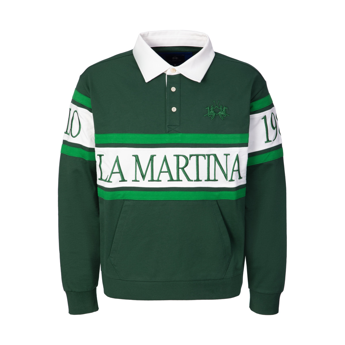 La Martina MCF008 Sweatshirt weiss