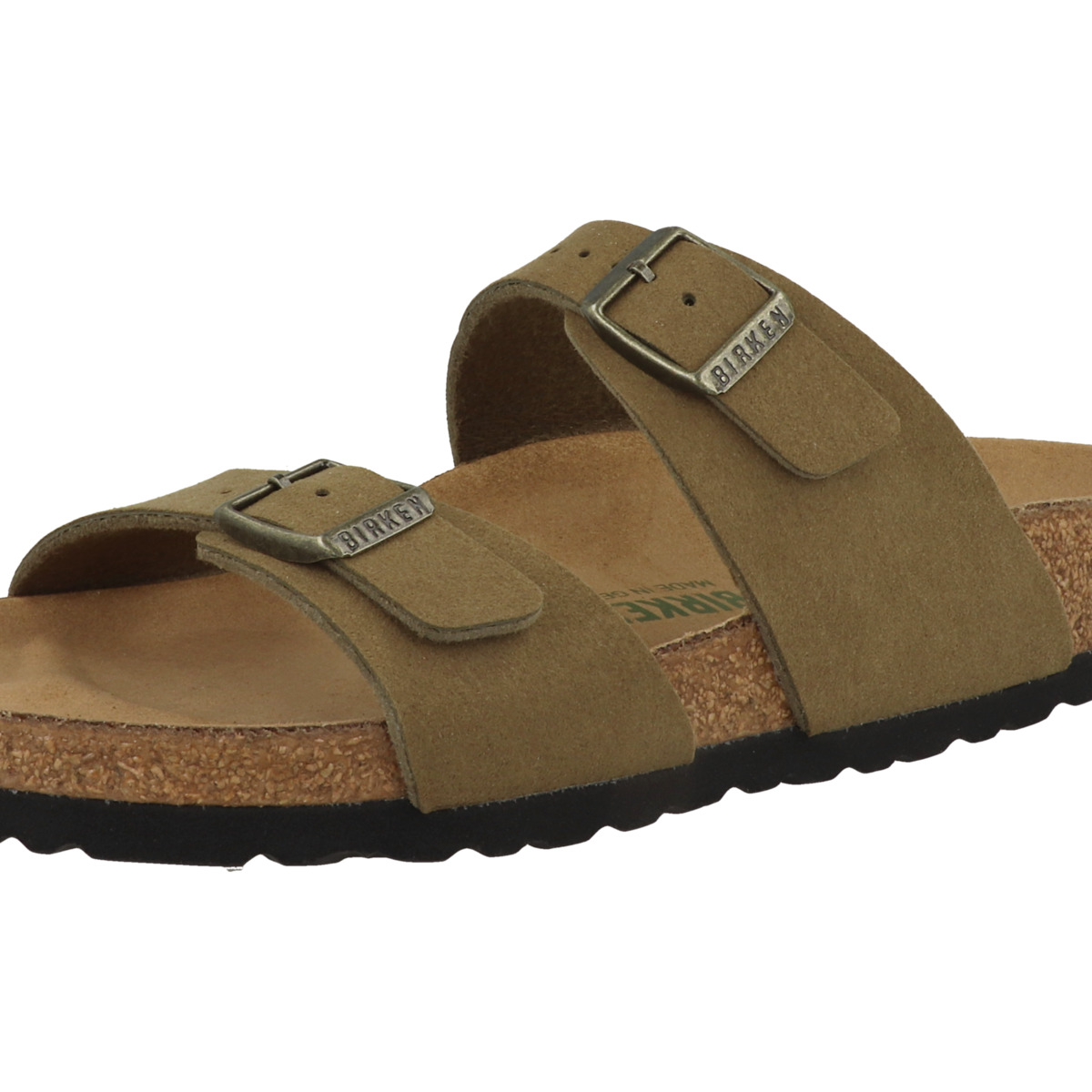 Birkenstock Sydney Synthetik Sandale schmal gruen Birkenstock Sydney Synthetik Sandale schmal gruen
