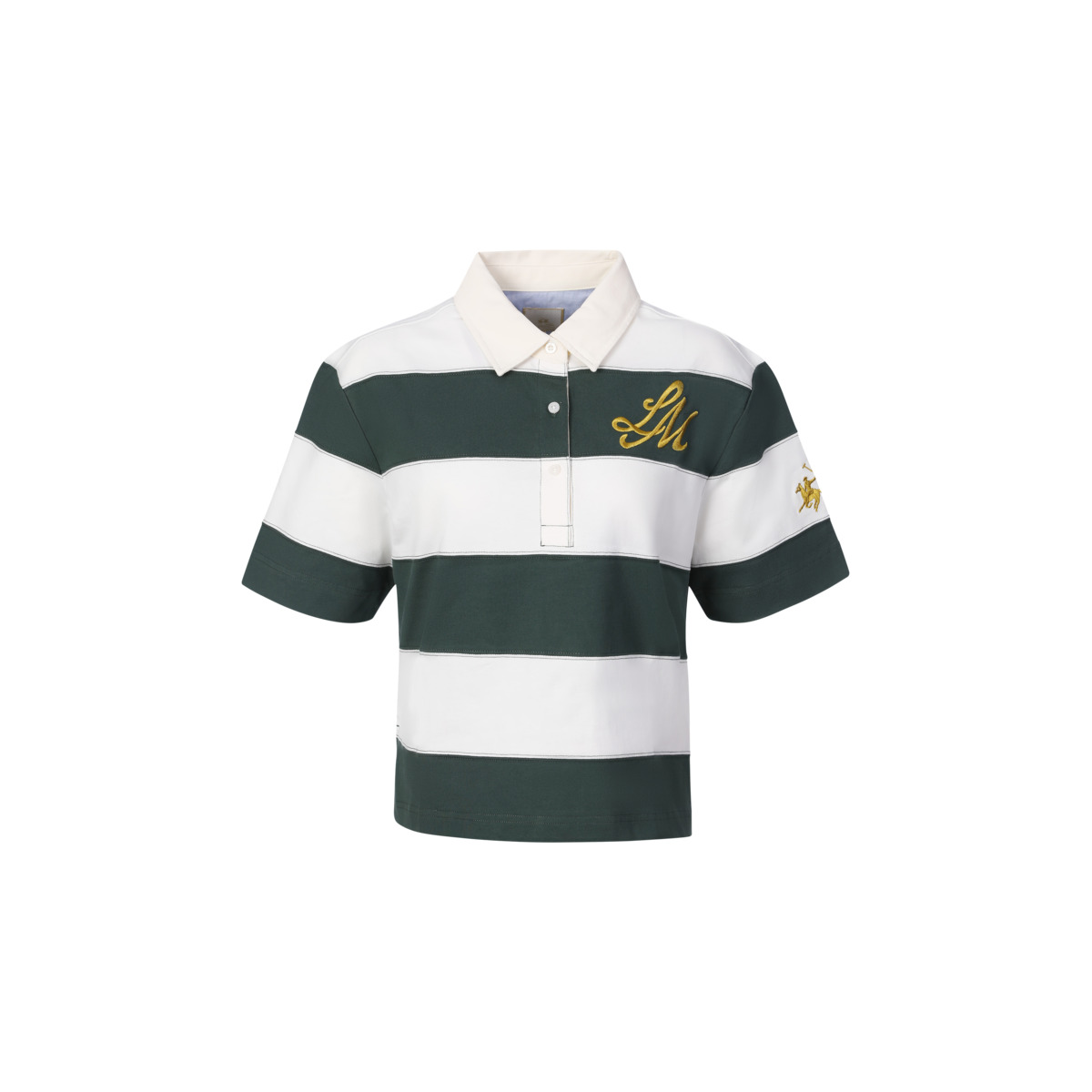 La Martina WCP002 Poloshirt weiss/gruen