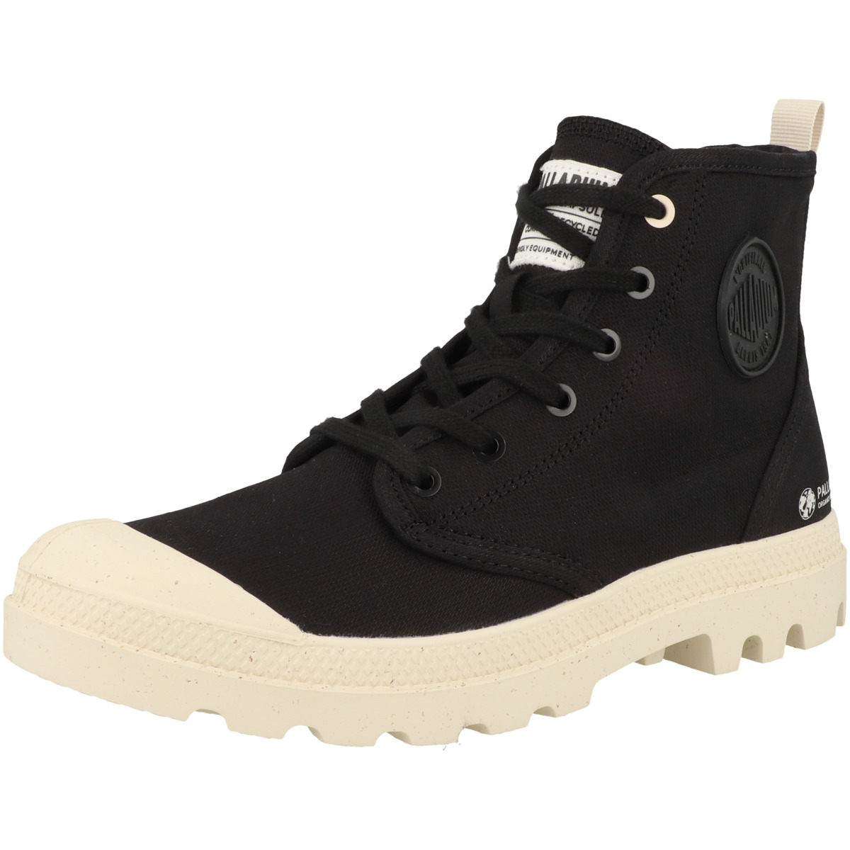 Palladium Pampa Hi Zip Organic Boots schwarz