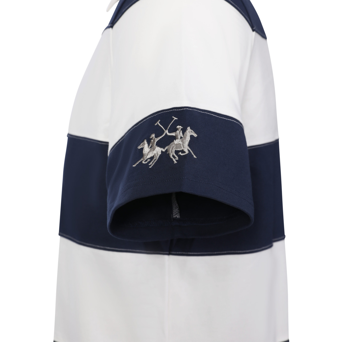 La Martina MCP015 Poloshirt blau/weiss