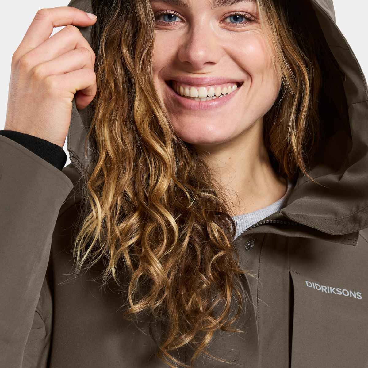Didriksons Harriet WNS Parka Parka dunkelbraun