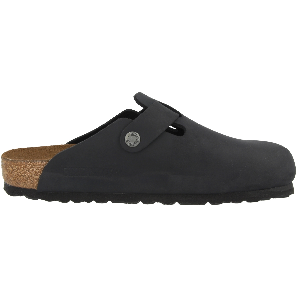 Birkenstock Boston Geöltes Nubukleder Clogs schmal schwarz Birkenstock Boston Geöltes Nubukleder Clogs schmal schwarz