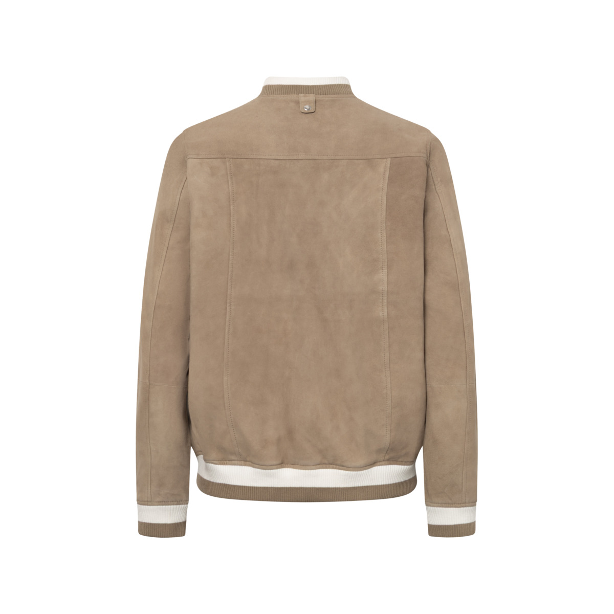 Bolongaro Trevor Ellis Bomber Lederjacke beige