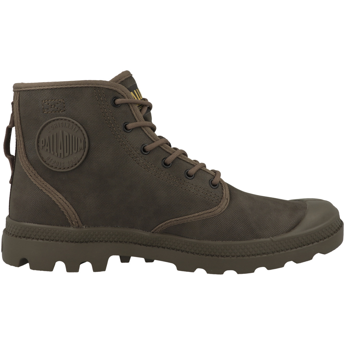 Palladium Pampa Hi Coated Boots dunkelbraun