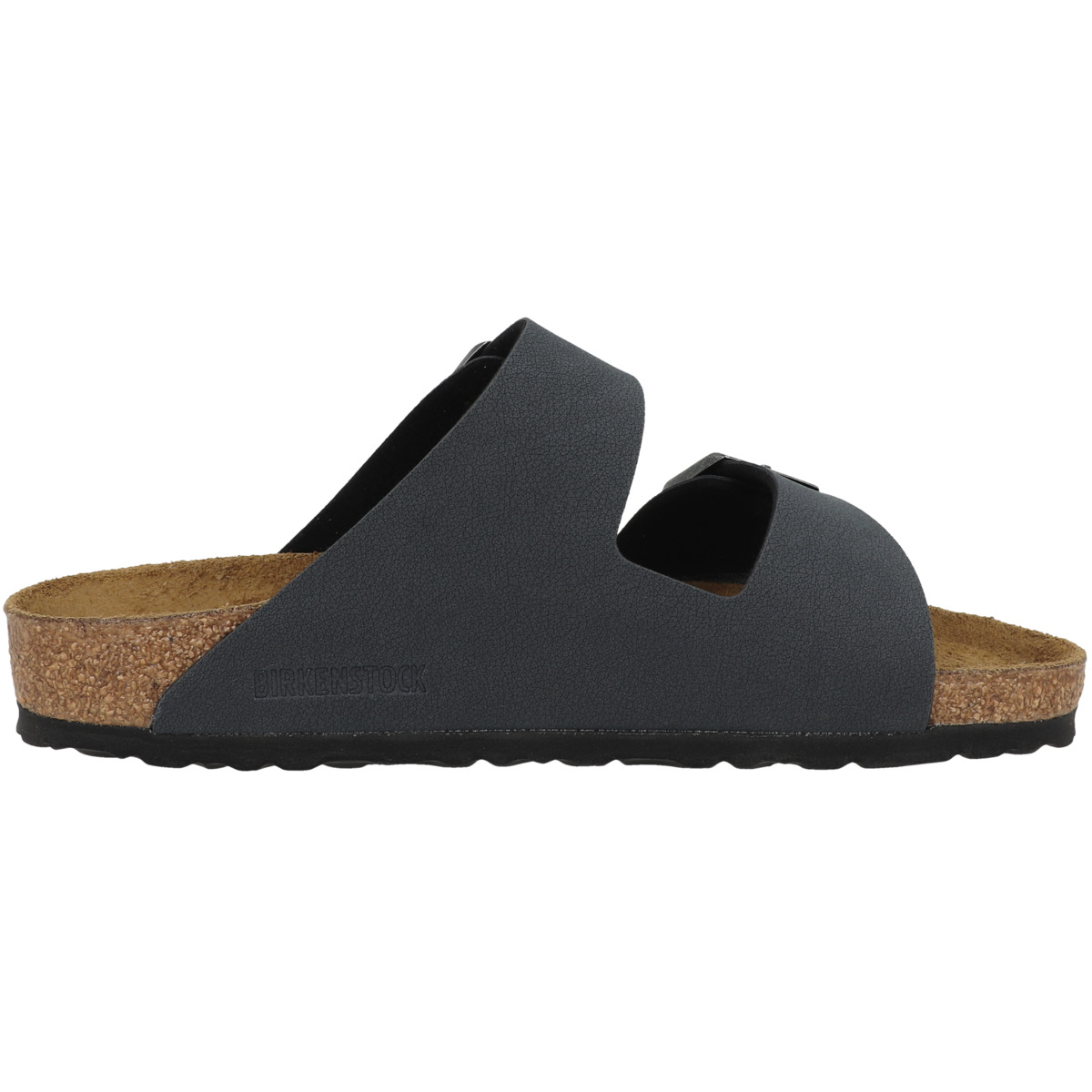 Birkenstock Arizona Birko-Flor Nubuk Sandale normal dunkelgrau