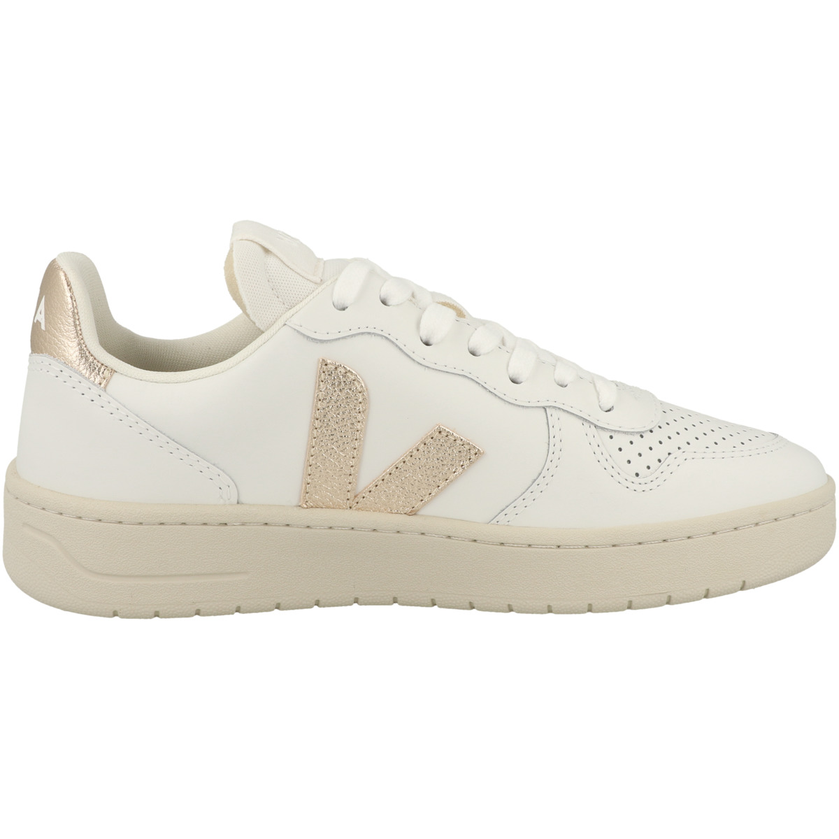 VEJA V-10 Leather Sneaker low weiss
