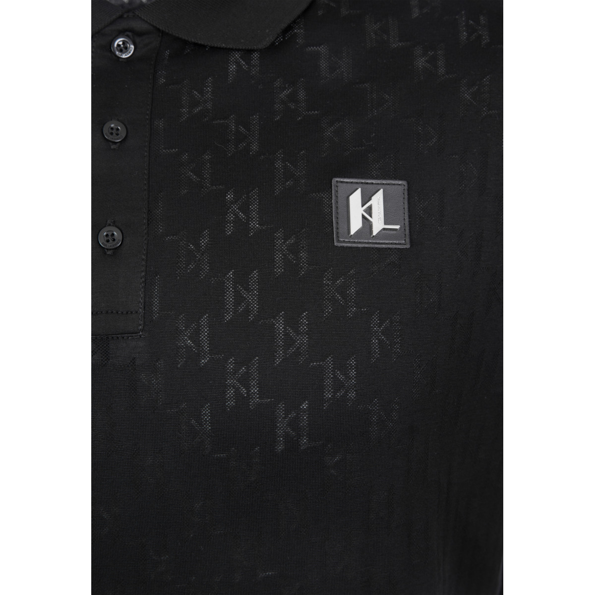 KARL LAGERFELD 745006 Poloshirt schwarz