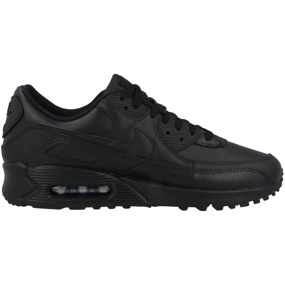 Nike Air Max 90 Leather Sneaker schwarz